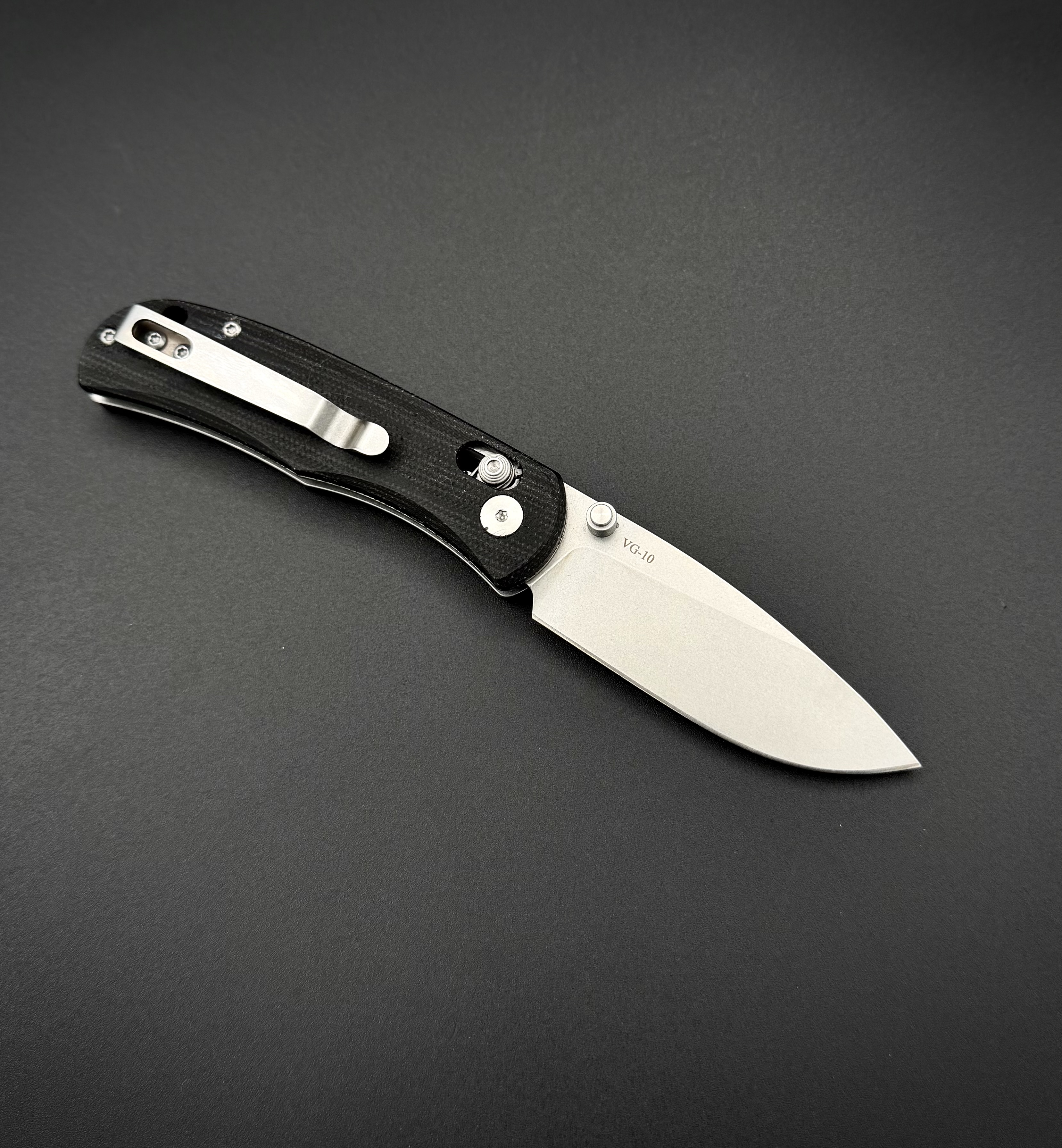Складной нож Gnome SW Black VG-10 Alpha Miu