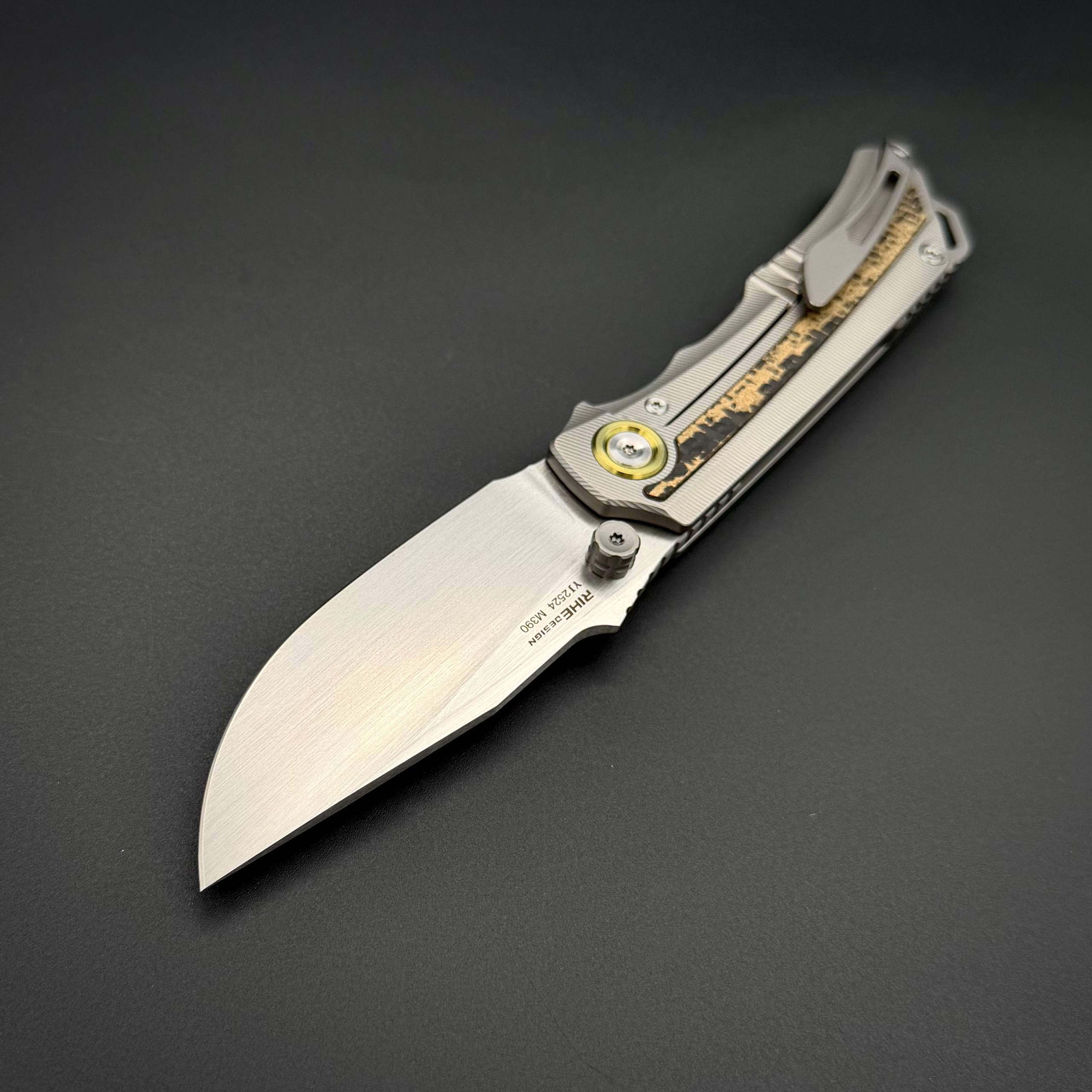 Складной нож Caliban Bohler M390 Titanium Carbon Fiber Pioneer EDC