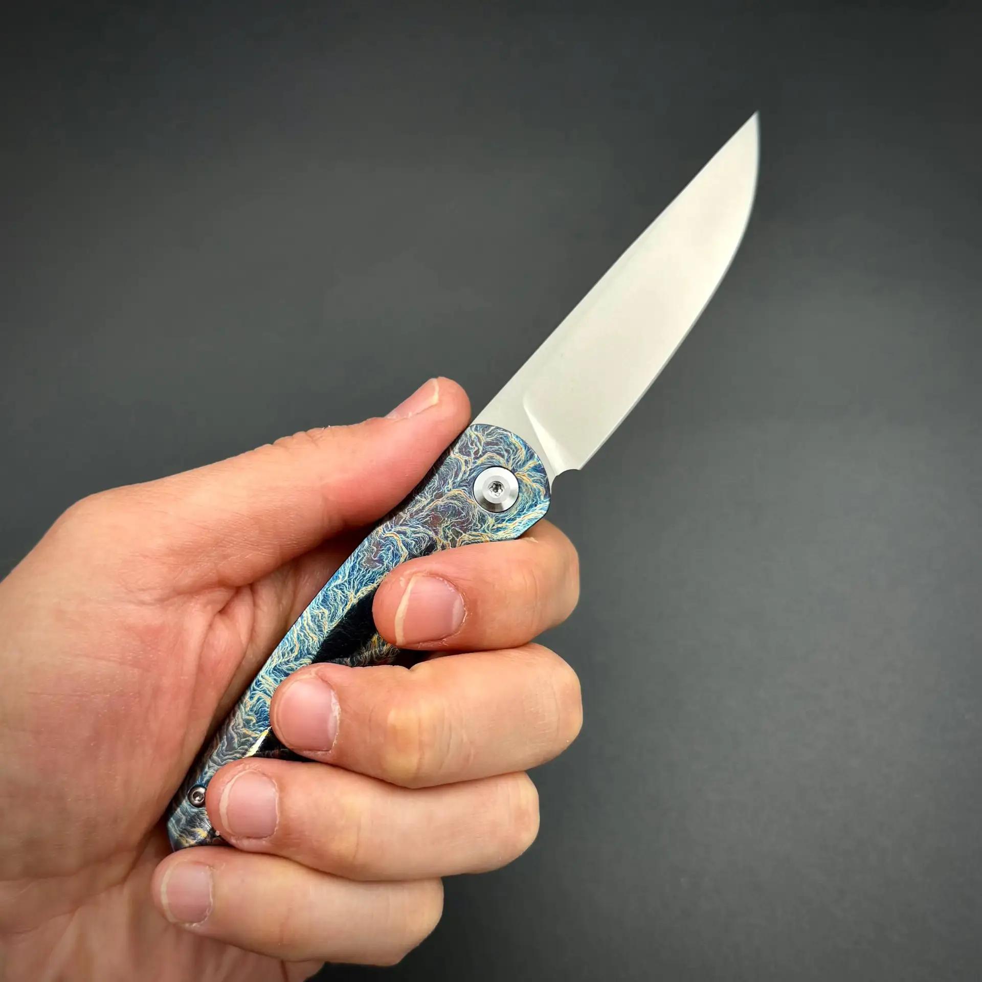 Складной нож Estet Electric Blue Pioneer EDC
