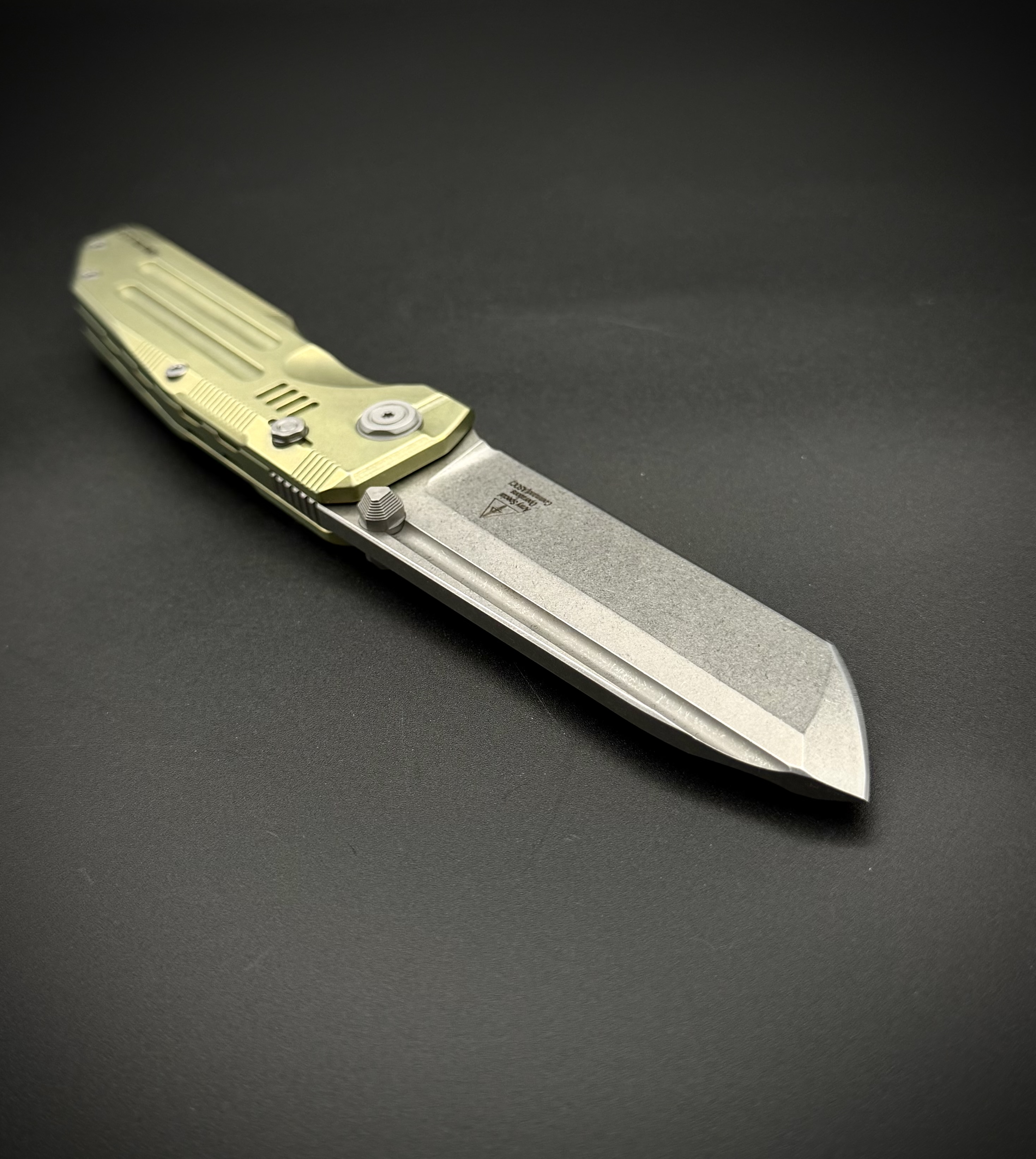 Складной тактический нож Alien n690c0 Titanium Olive Alpha Miu