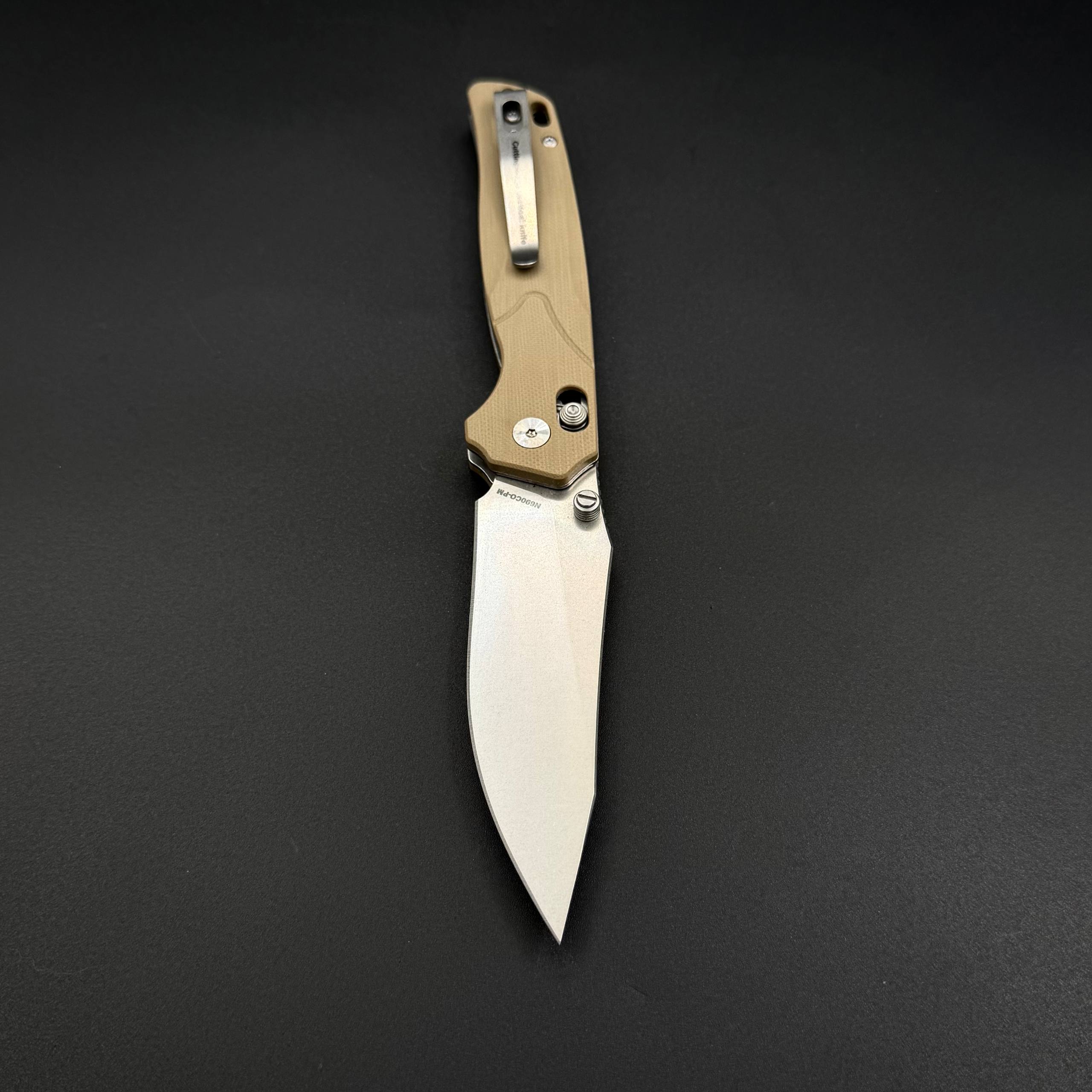 Складной нож Avionyx-C n690co G10 Sand Alpha Miu