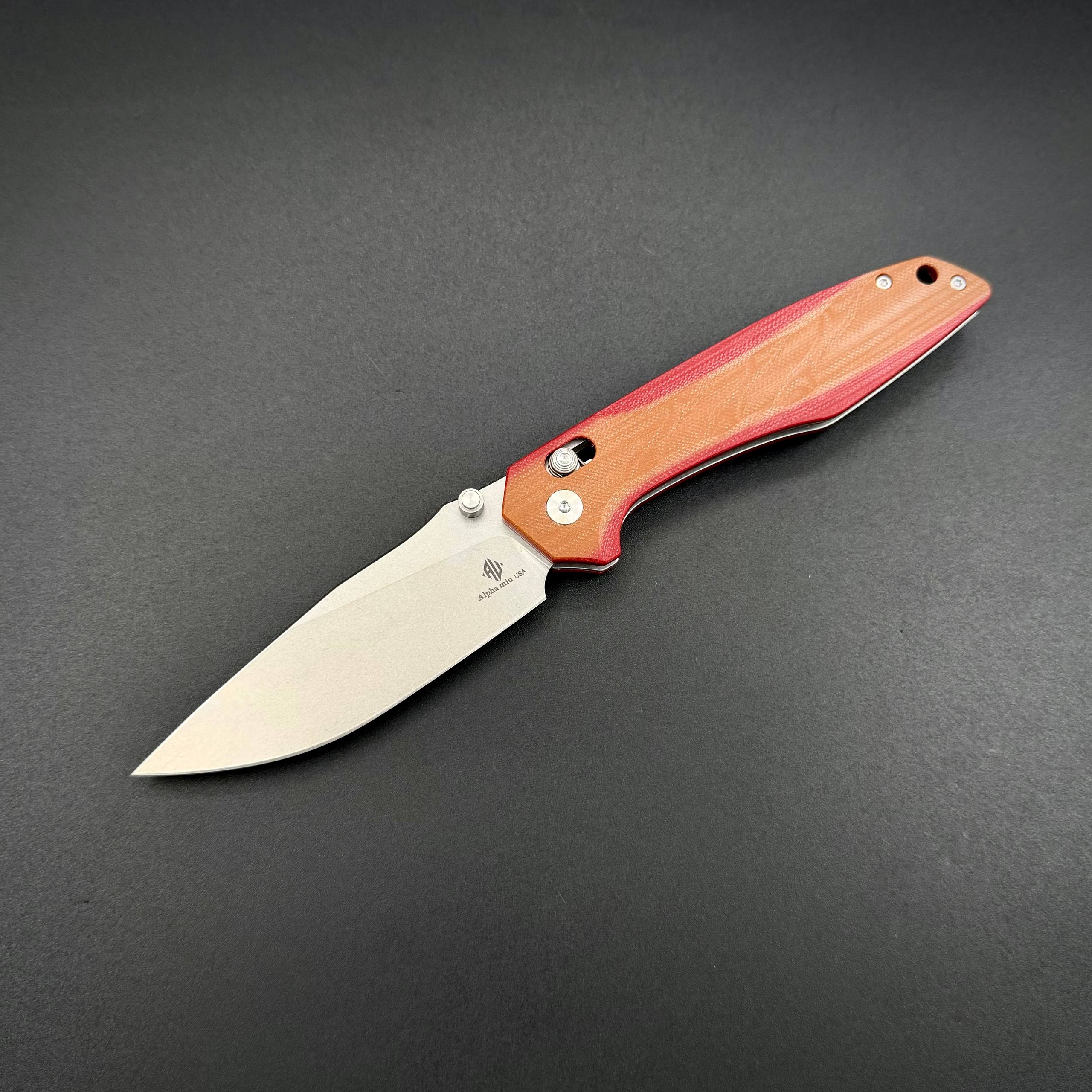 Складной нож Avionyx-C1 n690co G10 Brown Red Alpha Miu