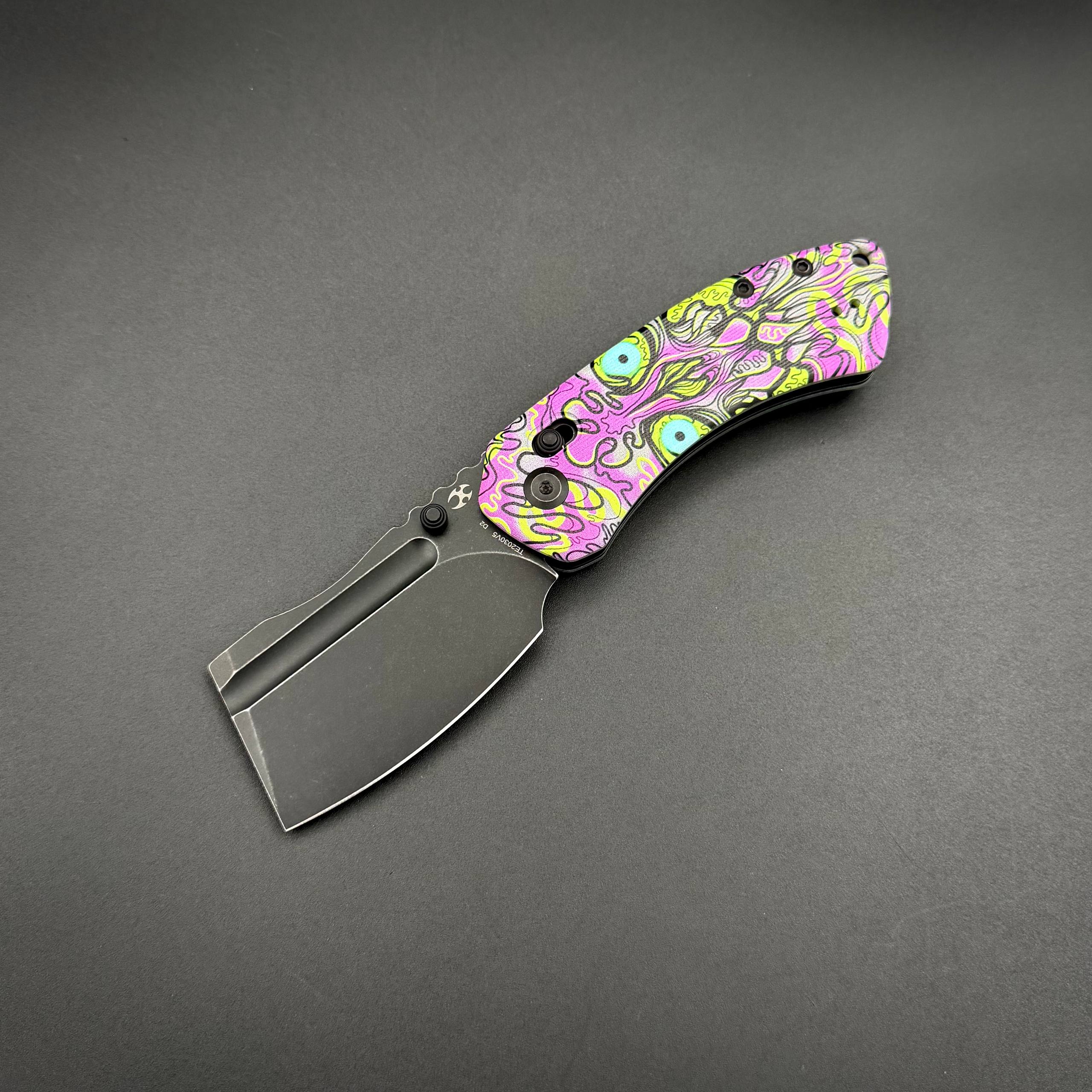 Korvid V Kansept Blackwash, Jade G10 Purple Undead Print