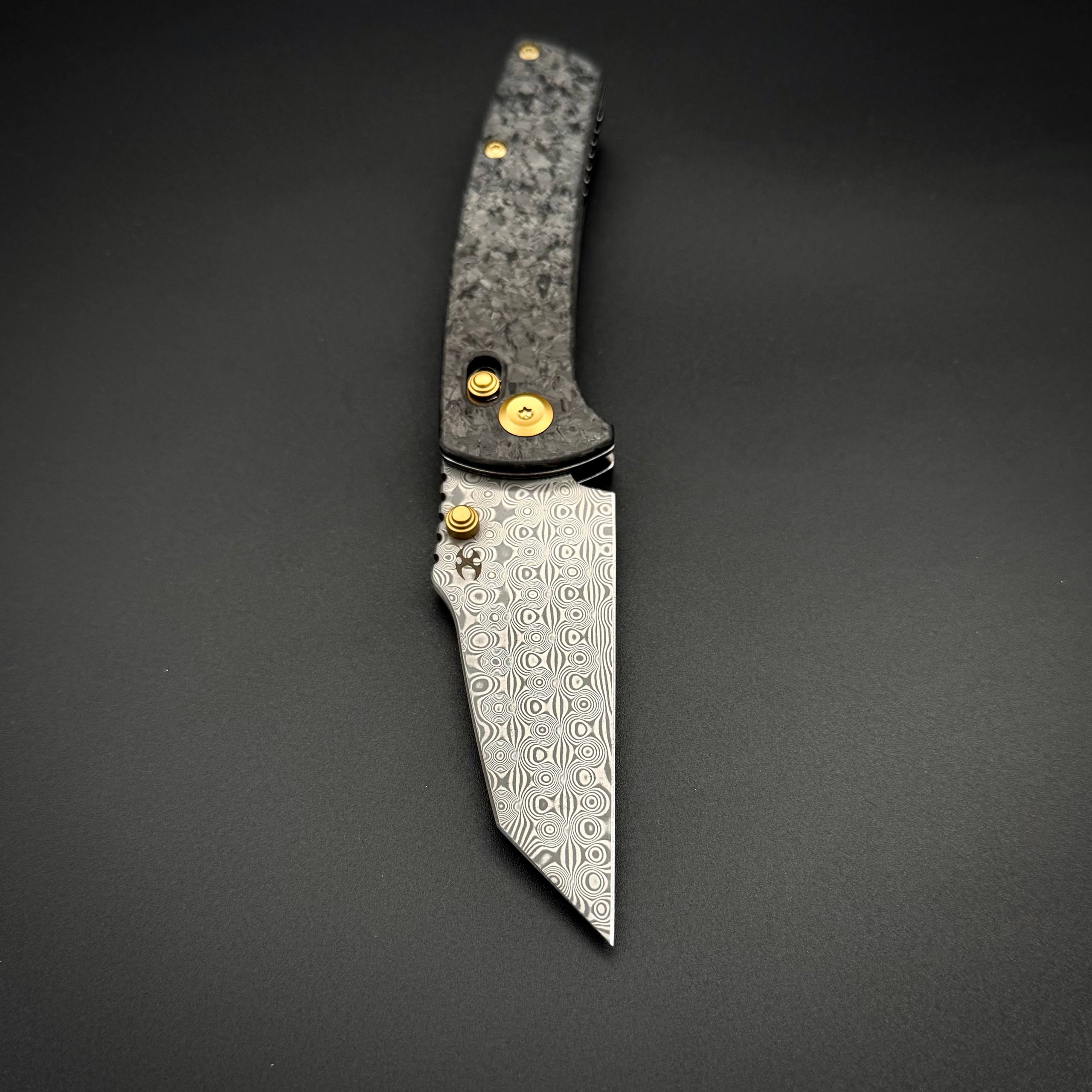 Main Street Kansept Damascus Shred Carbon Fiber