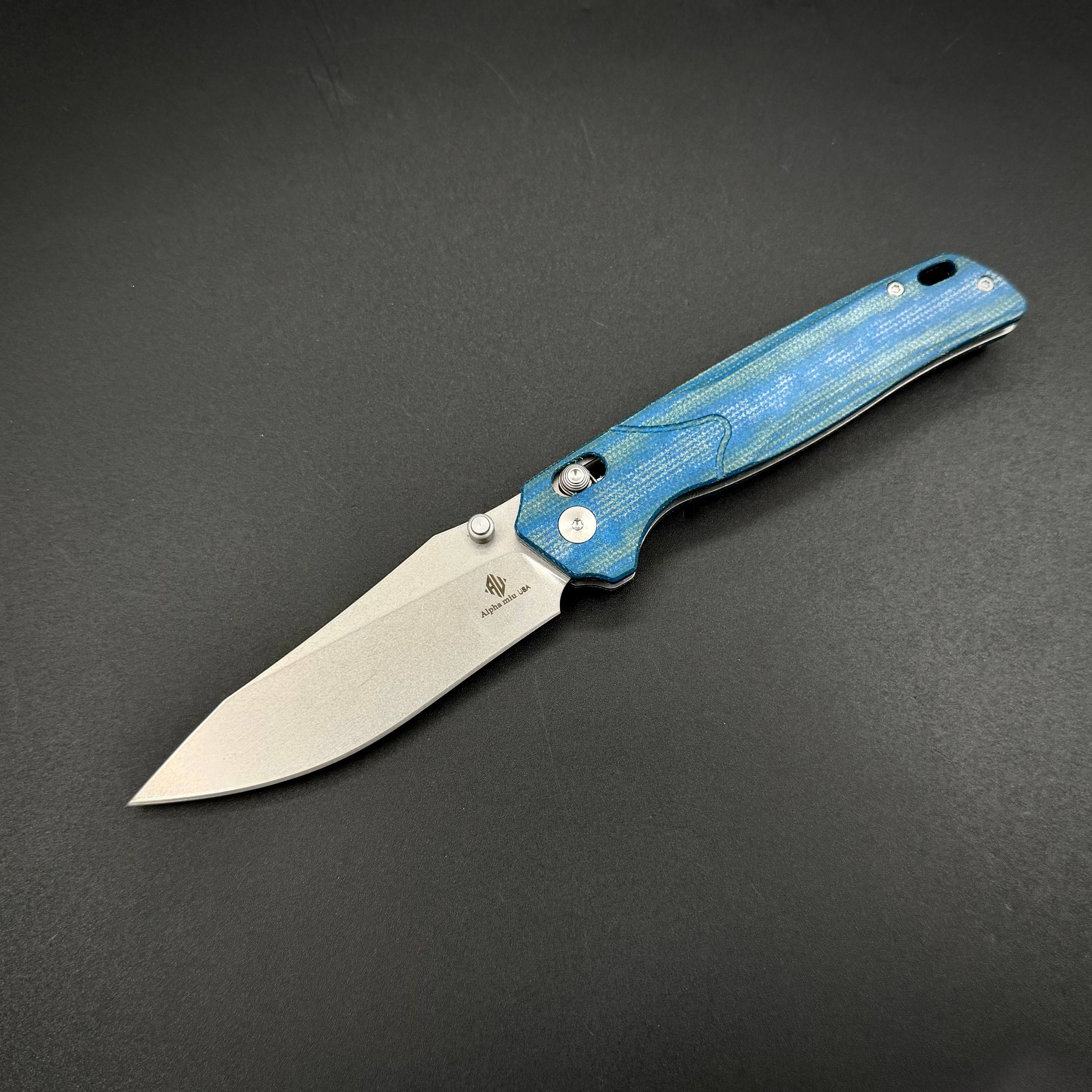 Складной нож Avionyx-C n690co G10 Blue Alpha Miu