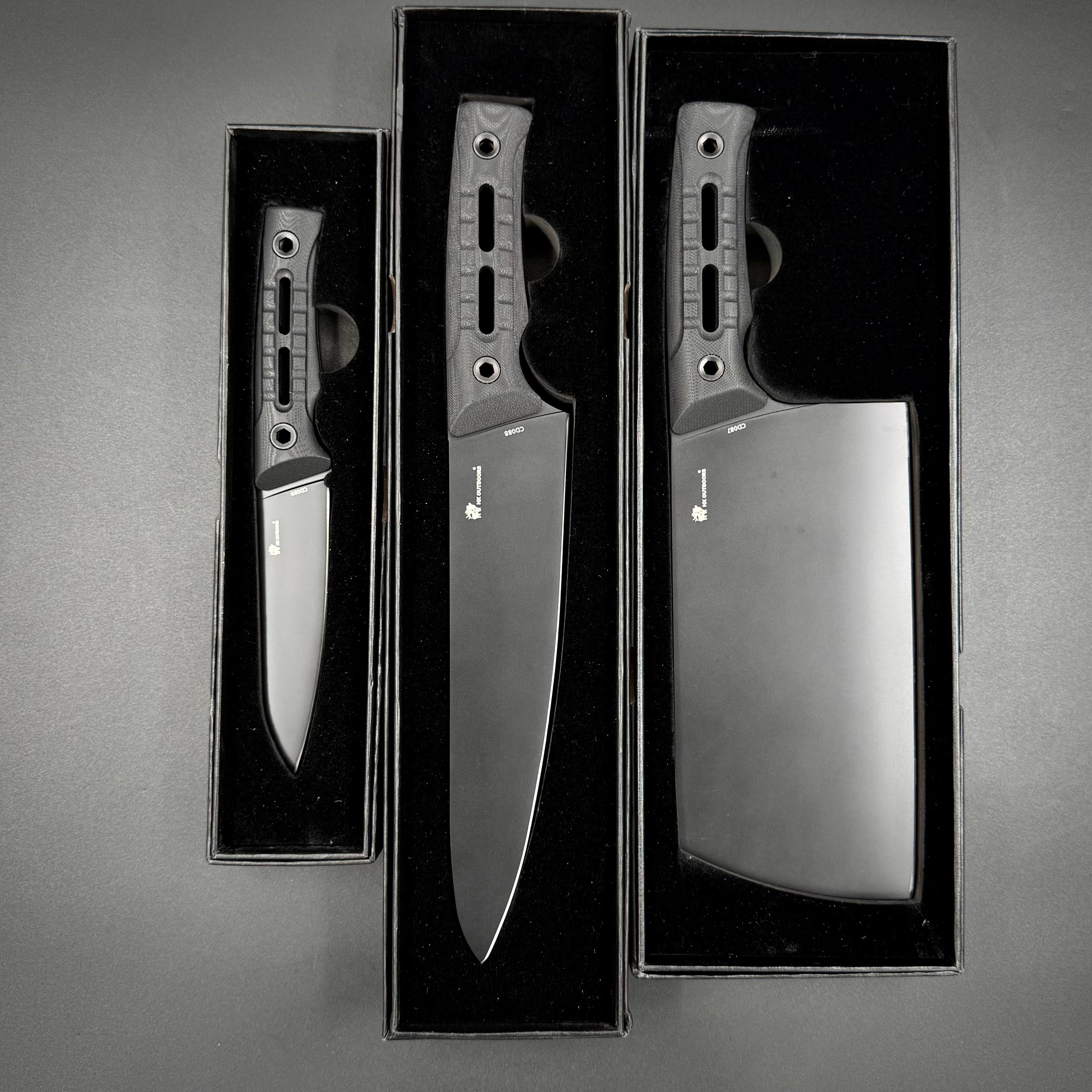 Набор поварских ножей ROCK KITCHEN KNIVES DC53 HX OUTDOORS
