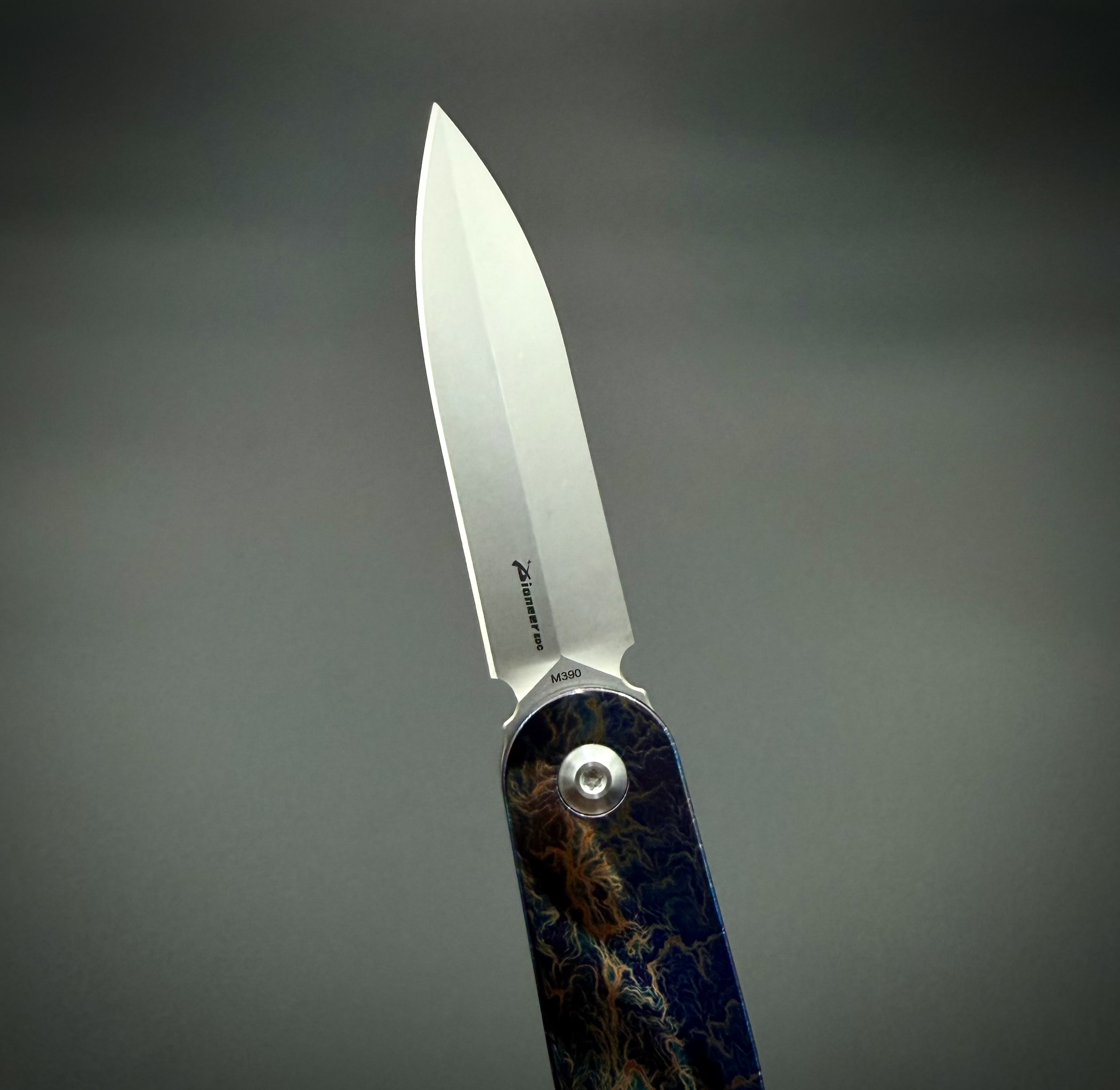 Складной нож Zeus Electric Blue Pioneer EDC