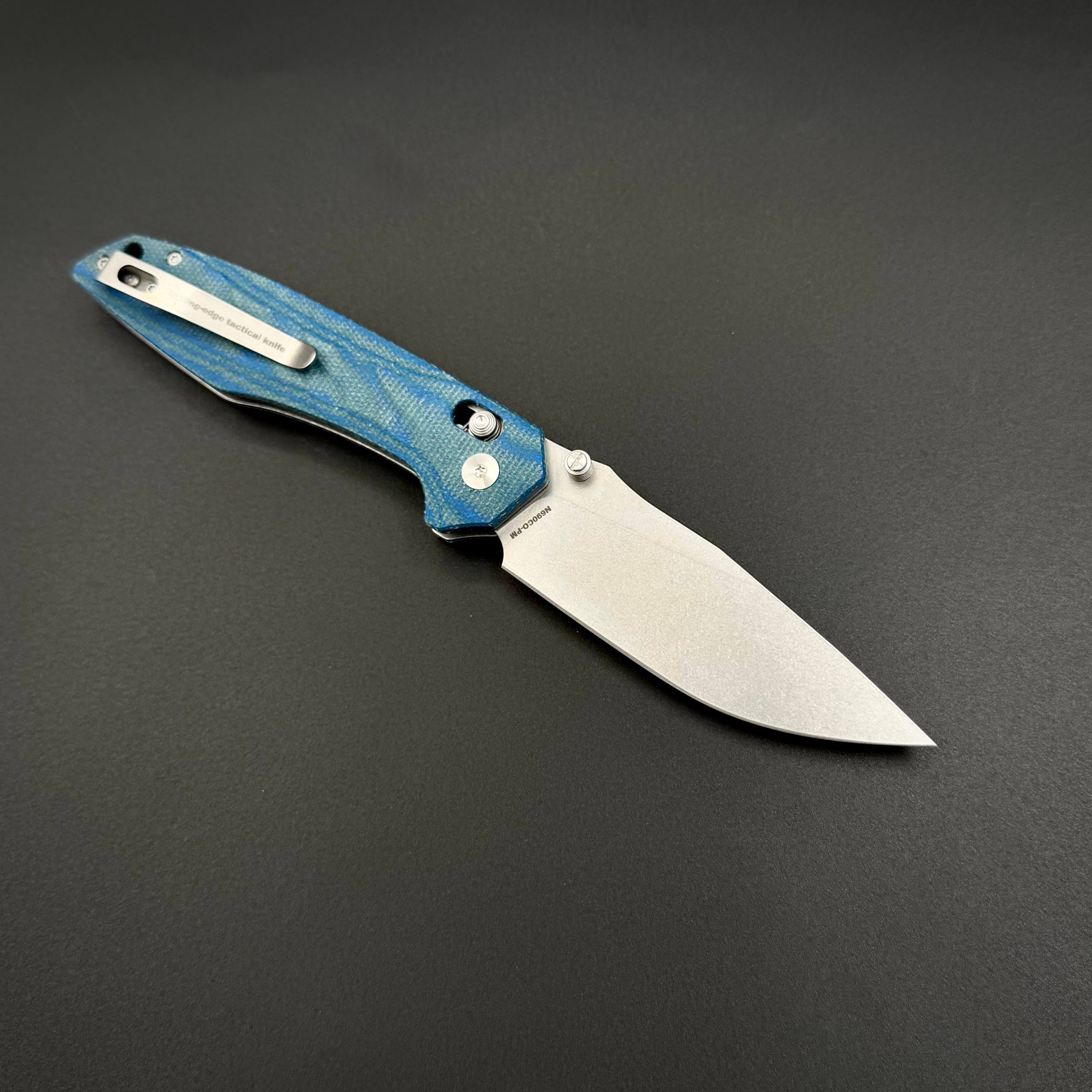 Складной нож Avionyx-C1 n690co G10 Blue Alpha Miu