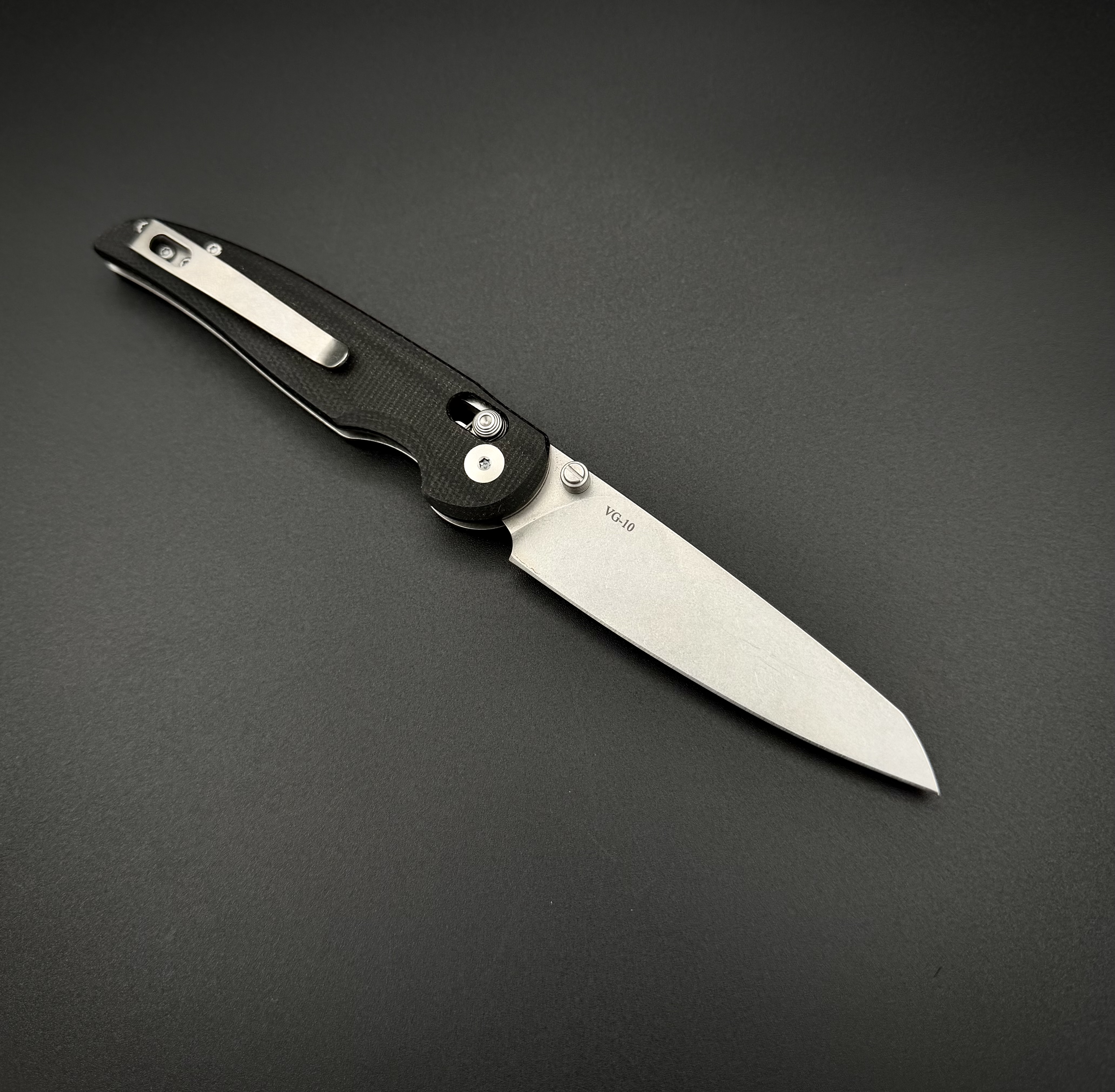 Складной нож Flinx-A Black VG-10 Alpha Miu