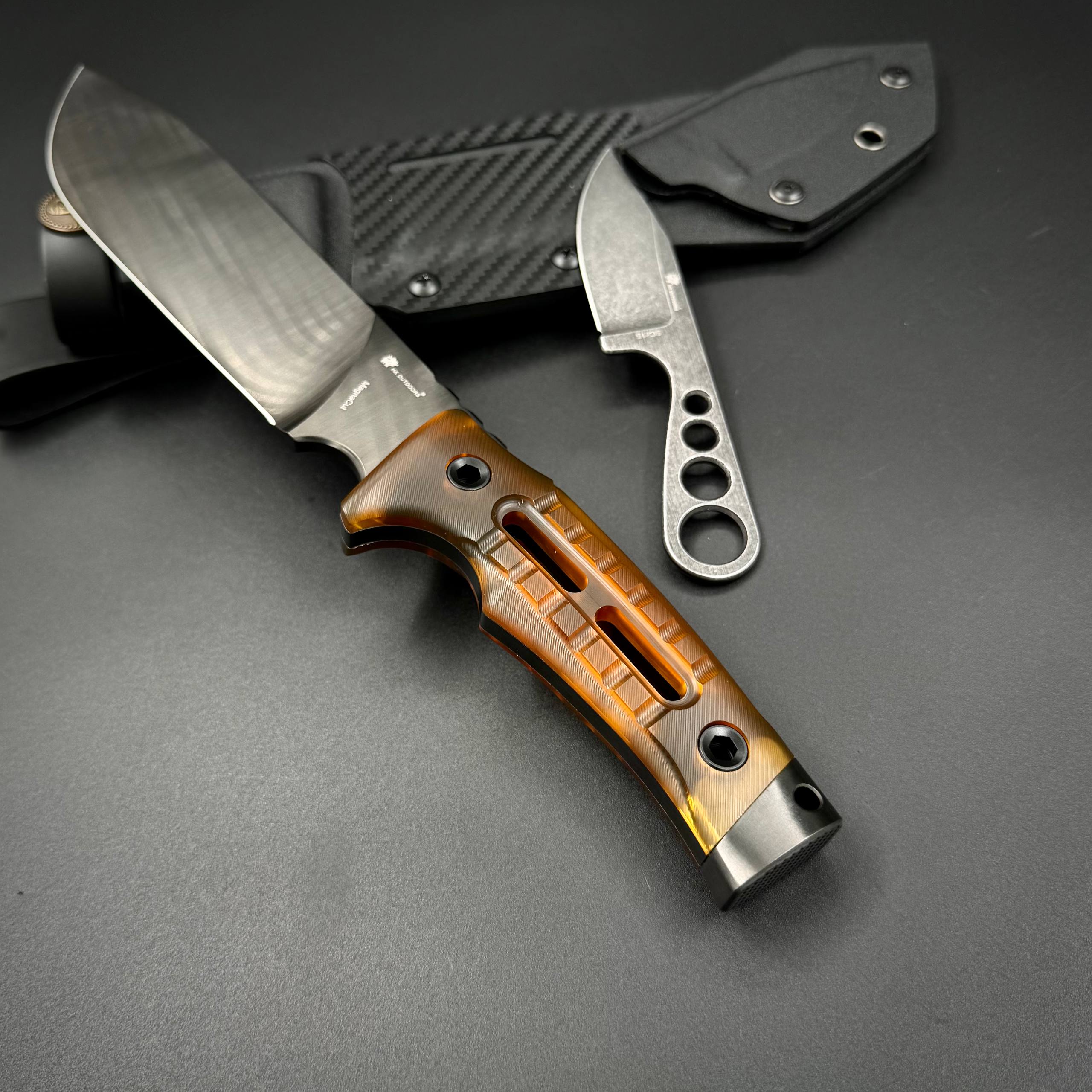 Ножевая спарка Bison Hunter CPM Magnacut Ultem HX OUTDOORS