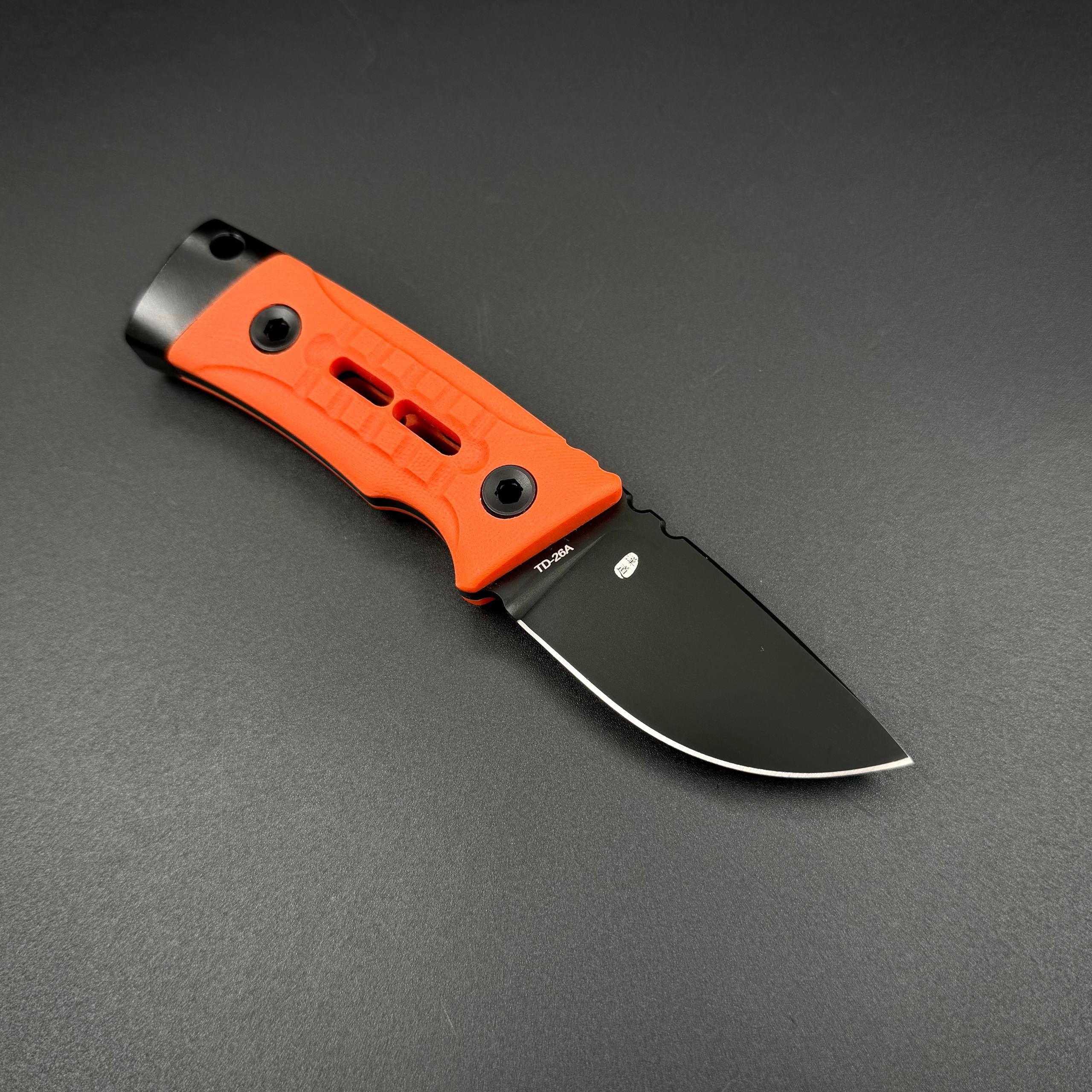 Нож EDC скиннер-горфикс LOCKLET Mini orange DC53 HX OUTDOORS