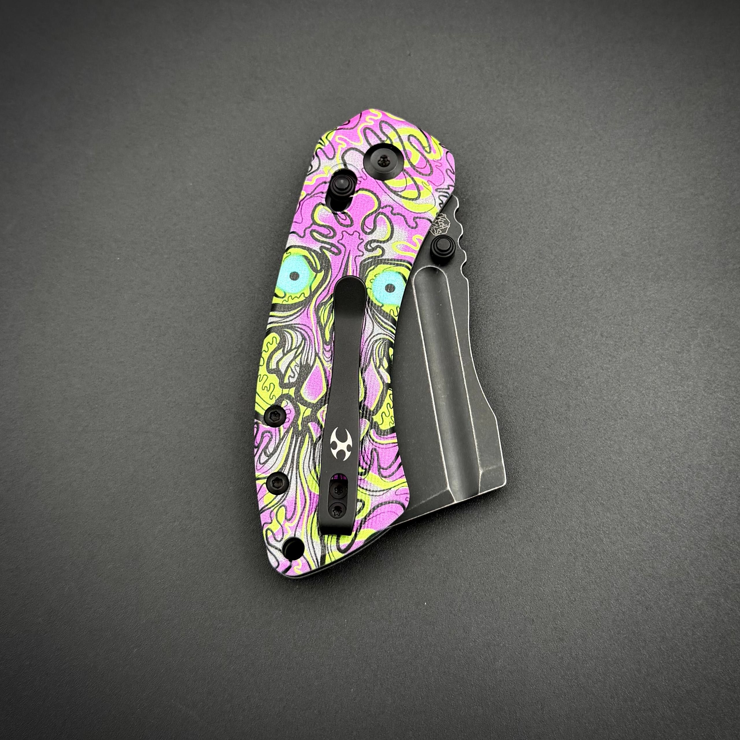 Korvid V Kansept Blackwash, Jade G10 Purple Undead Print