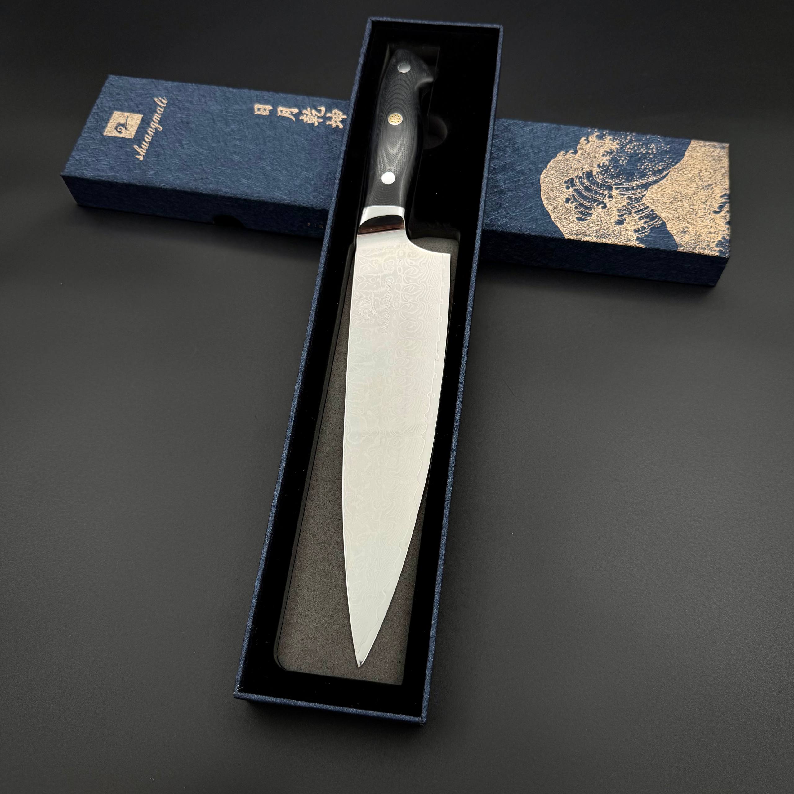 Поварской шеф нож Shuangmali 67 Layers Damascus G10