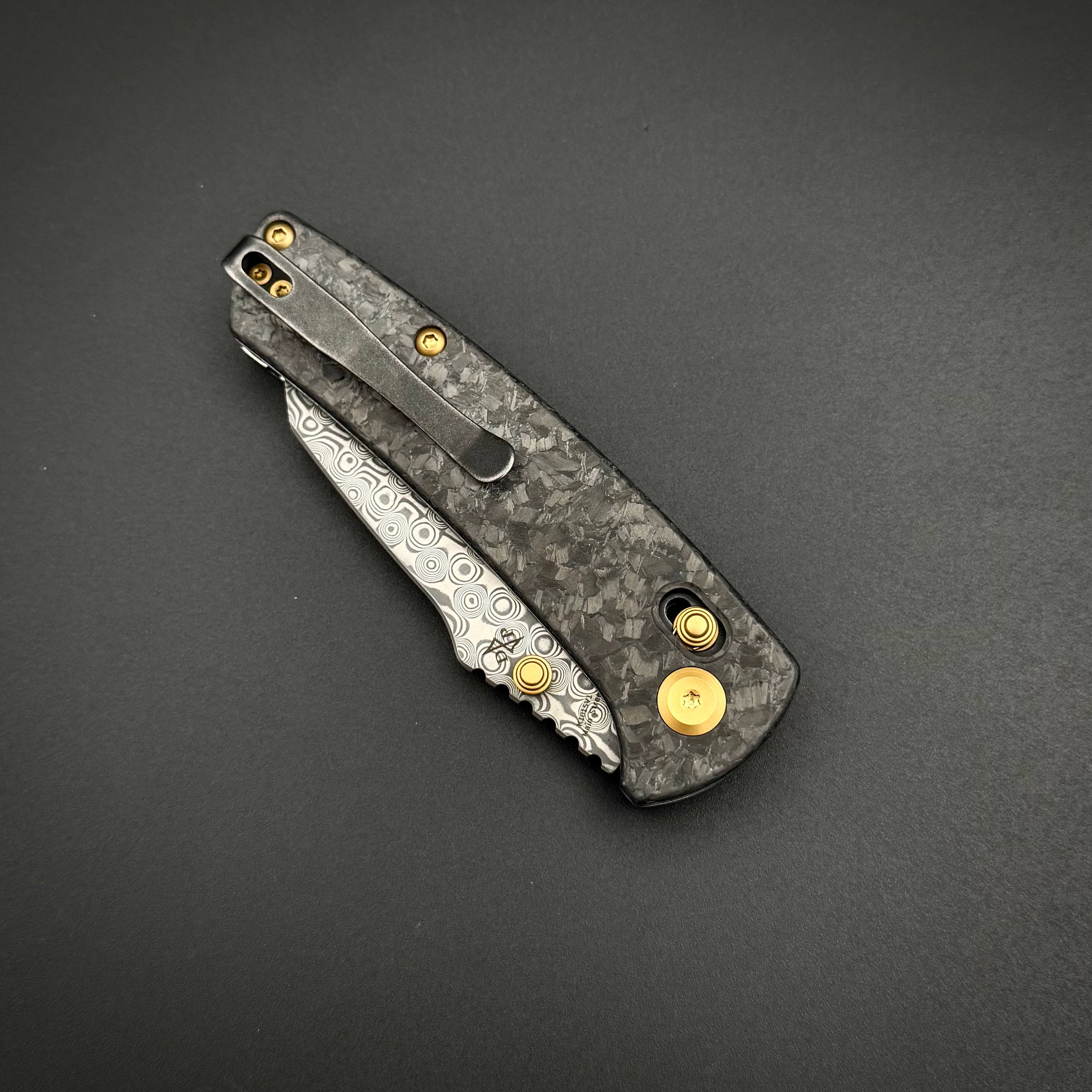 Main Street Kansept Damascus Shred Carbon Fiber