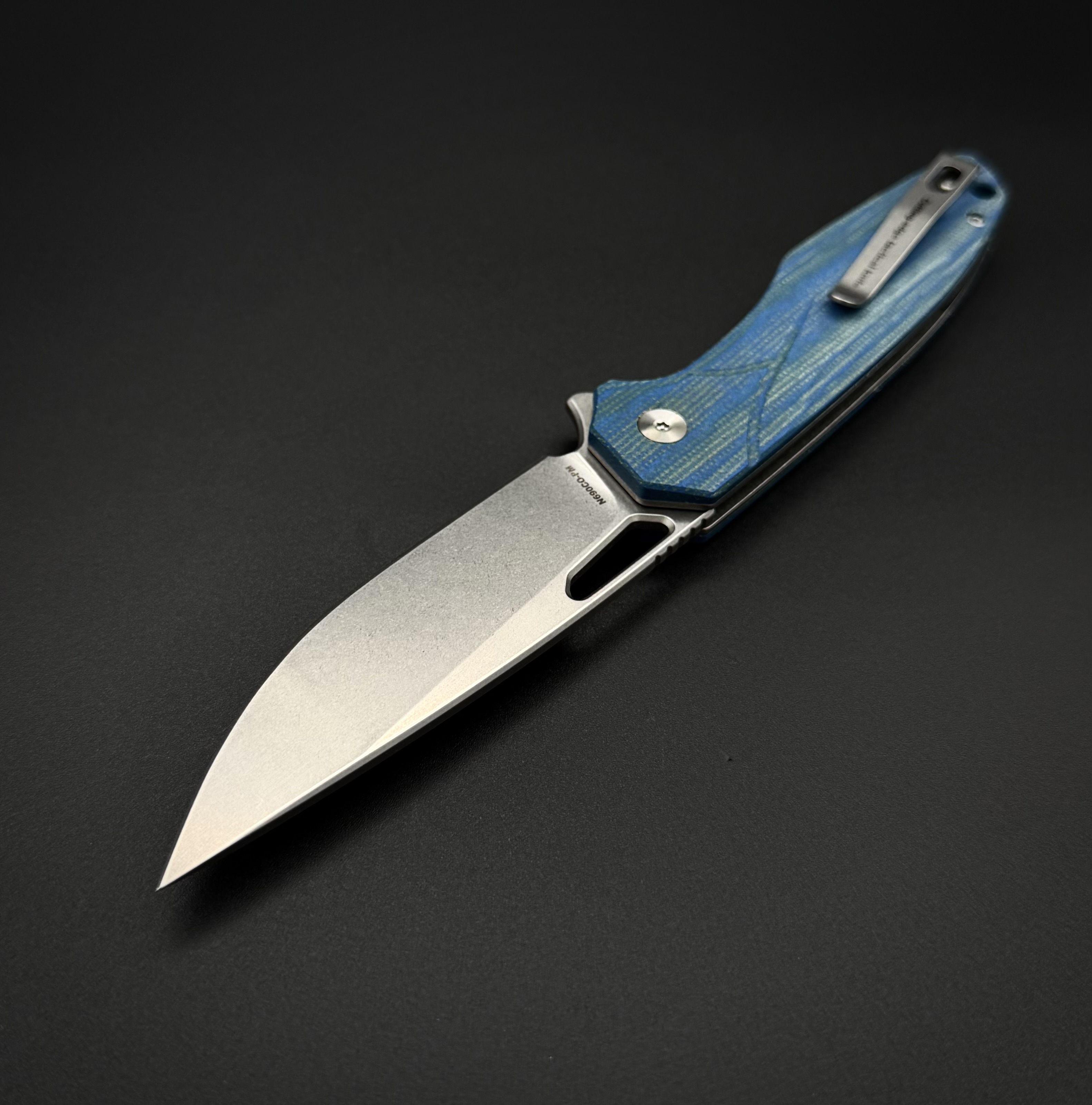 Складной нож Void n690co G10 Blue Alpha Miu