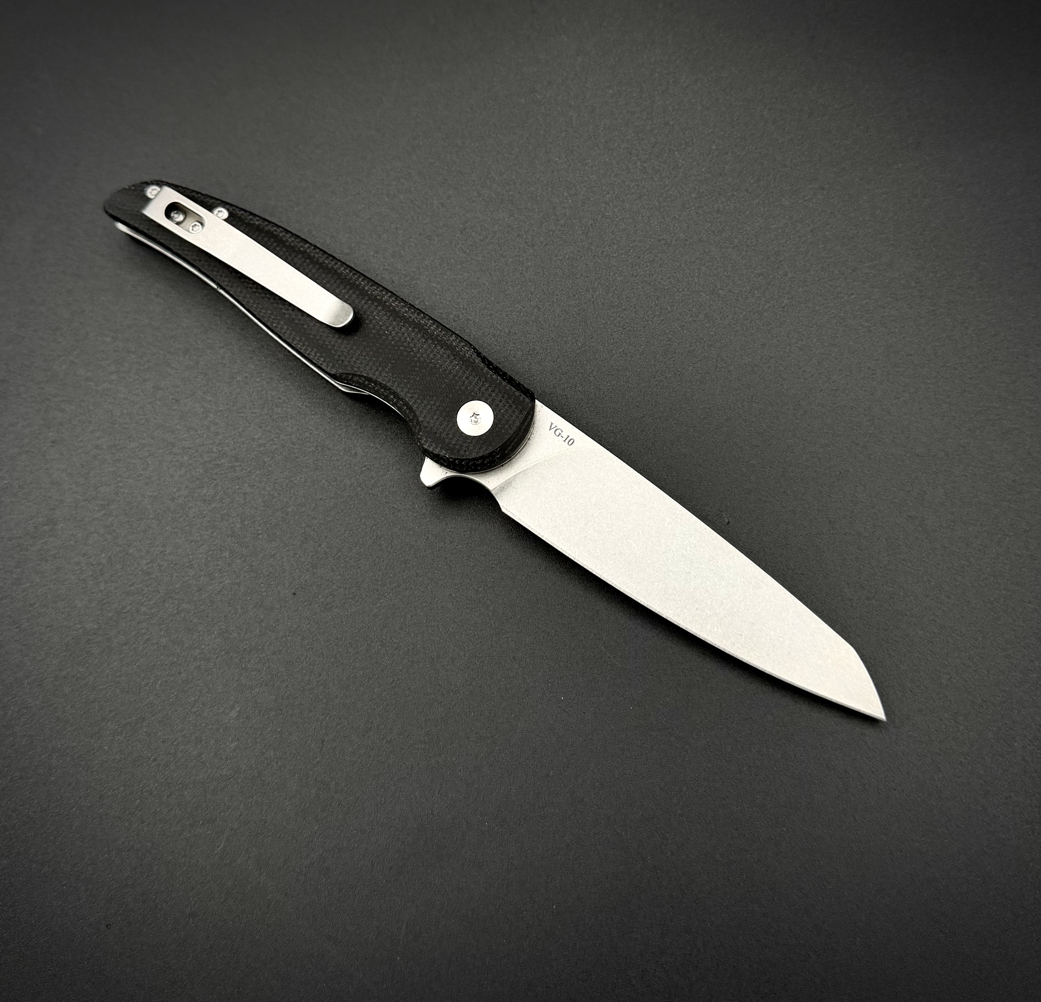 Складной нож Flinx-L VG-10 Black Alpha Miu
