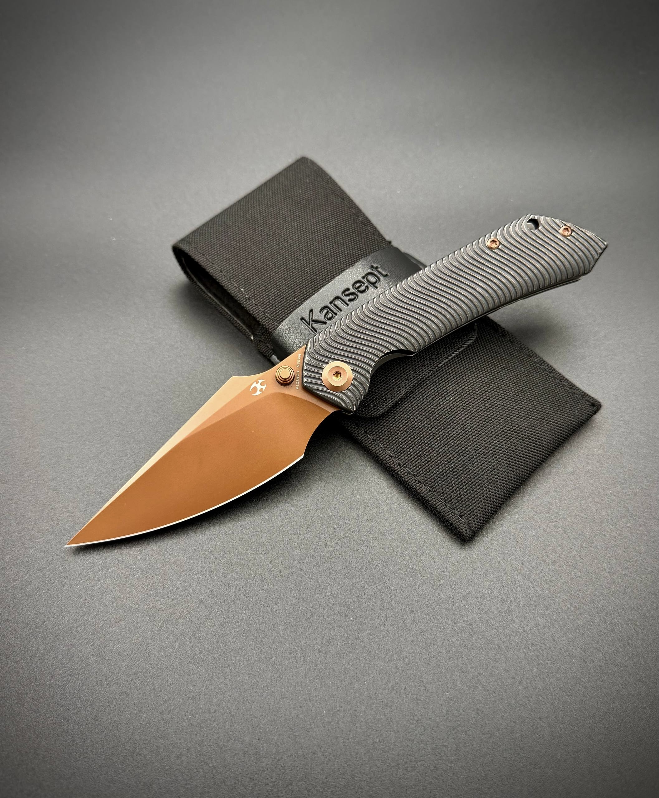 Складной нож Kansept Fenrir s35vn Rose Gold