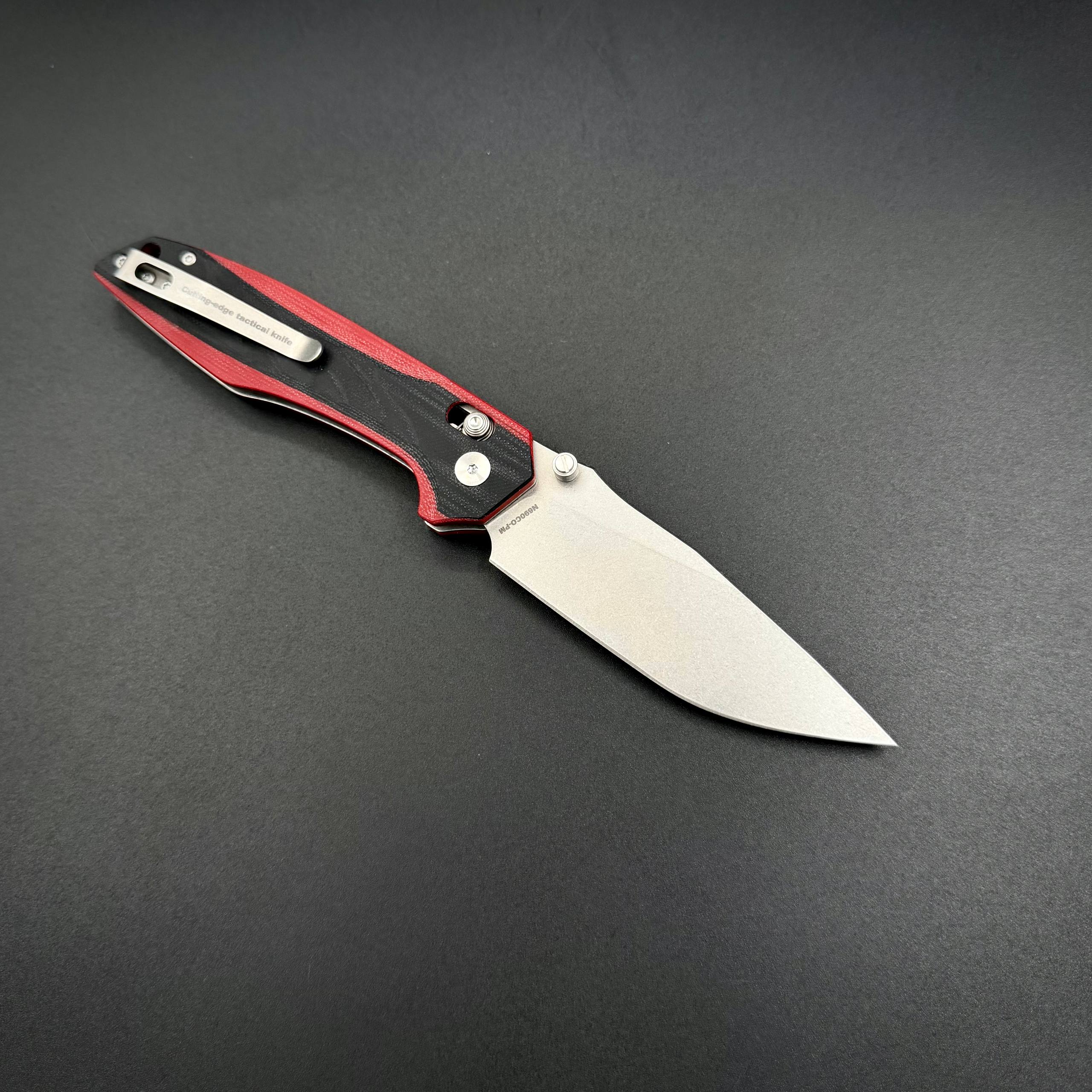 Складной нож Avionyx-C1 n690co G10 Black Red Alpha Miu