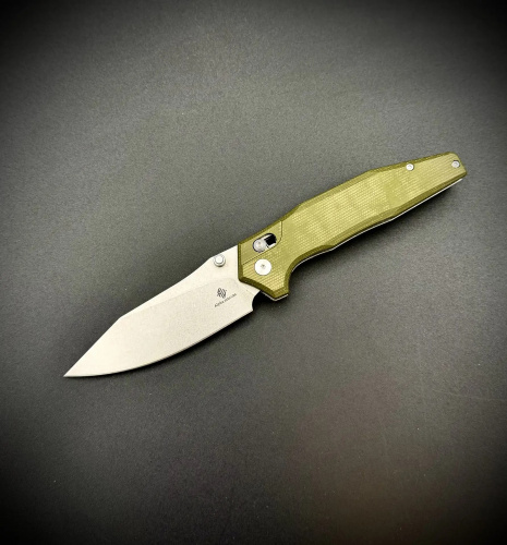 Складной нож AFG Tactical Olive g10 Alpha Miu