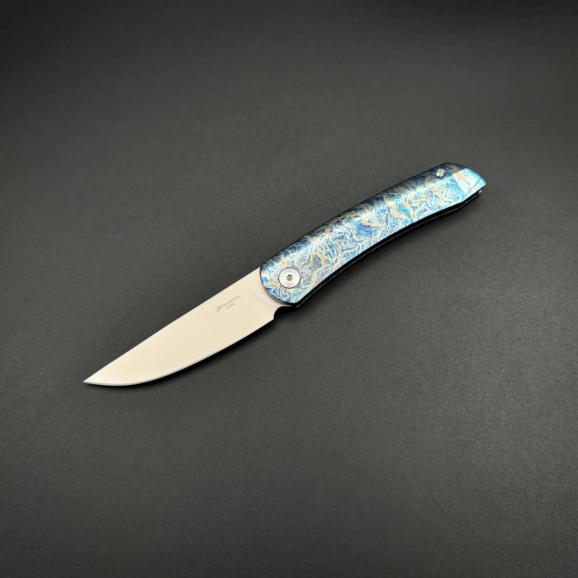 Складной нож Estet Electric Blue Pioneer EDC