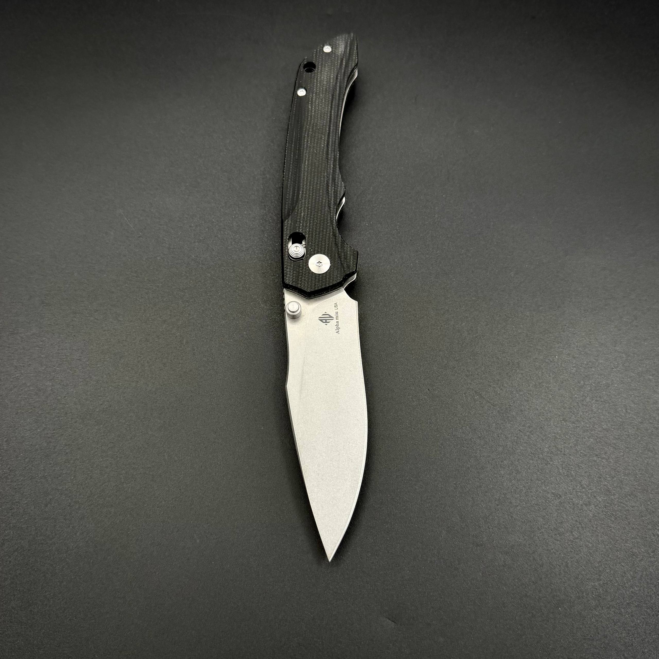 Складной нож Abyss-C n690co G10 Black Alpha Miu