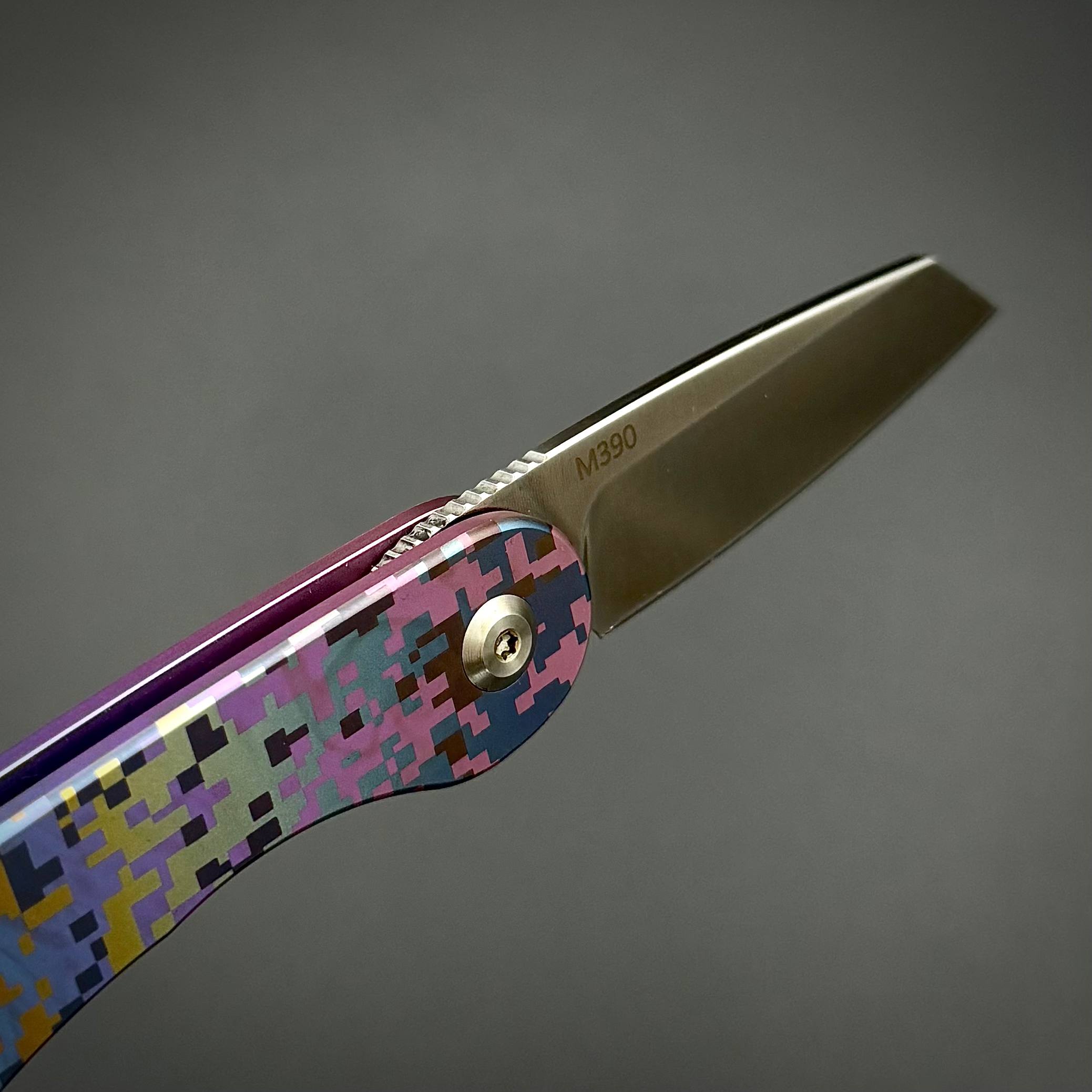 Складной нож Kairo Mosaic M390 Titanium Terra Series
