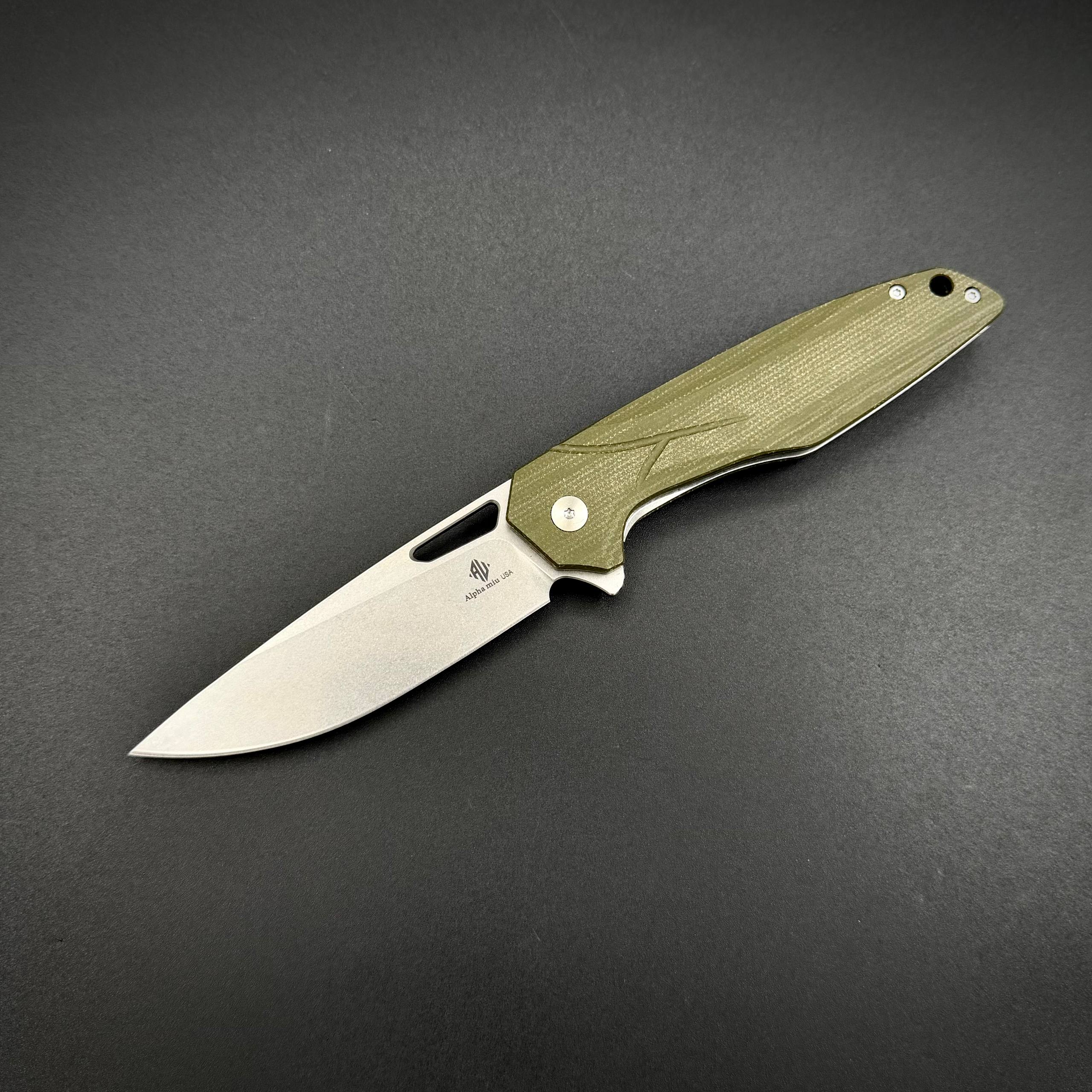 Складной нож Void n690co G10 Olive Alpha Miu