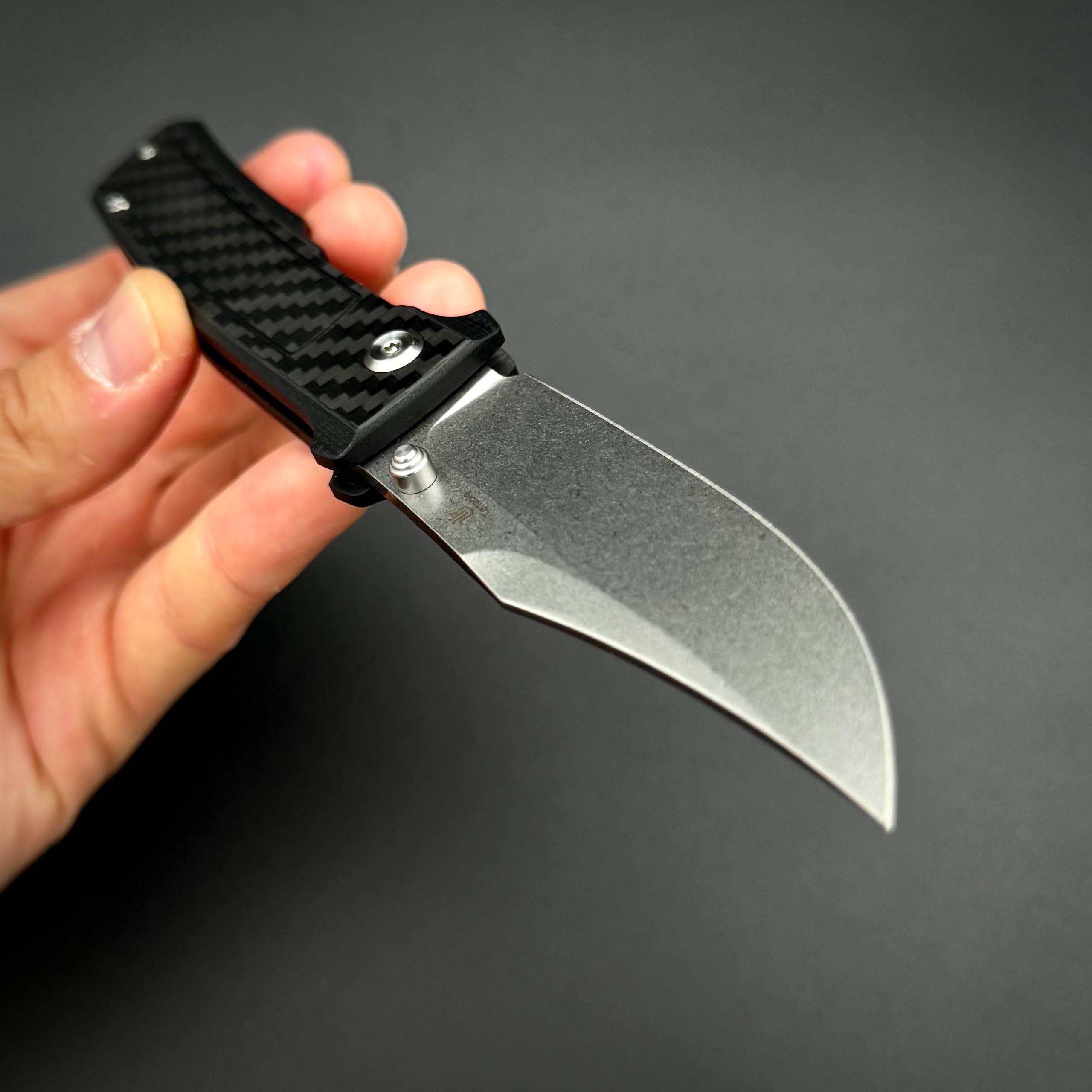 Складной нож Tenable Bison Nitro V Twill Carbon Fiber