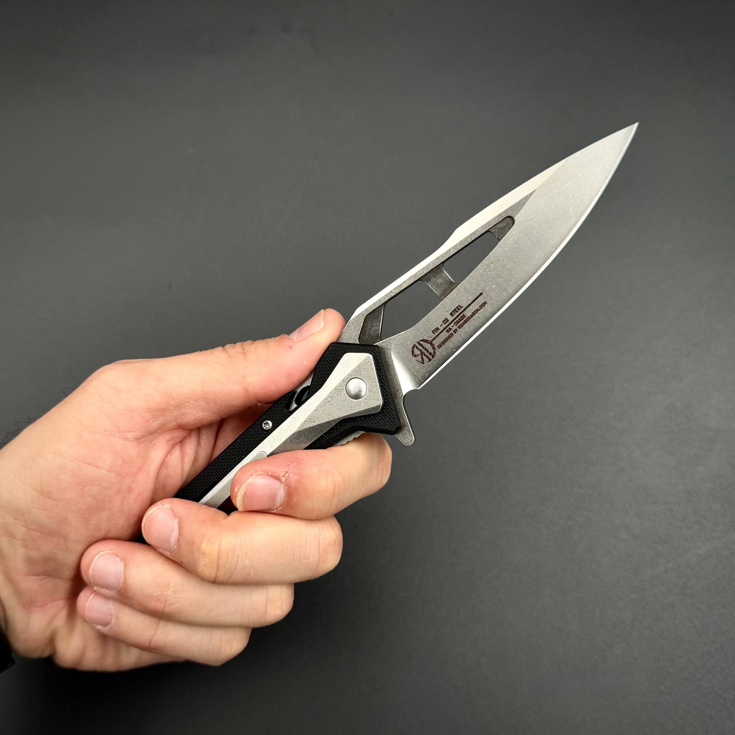 Складной нож WithArmour Fin BK