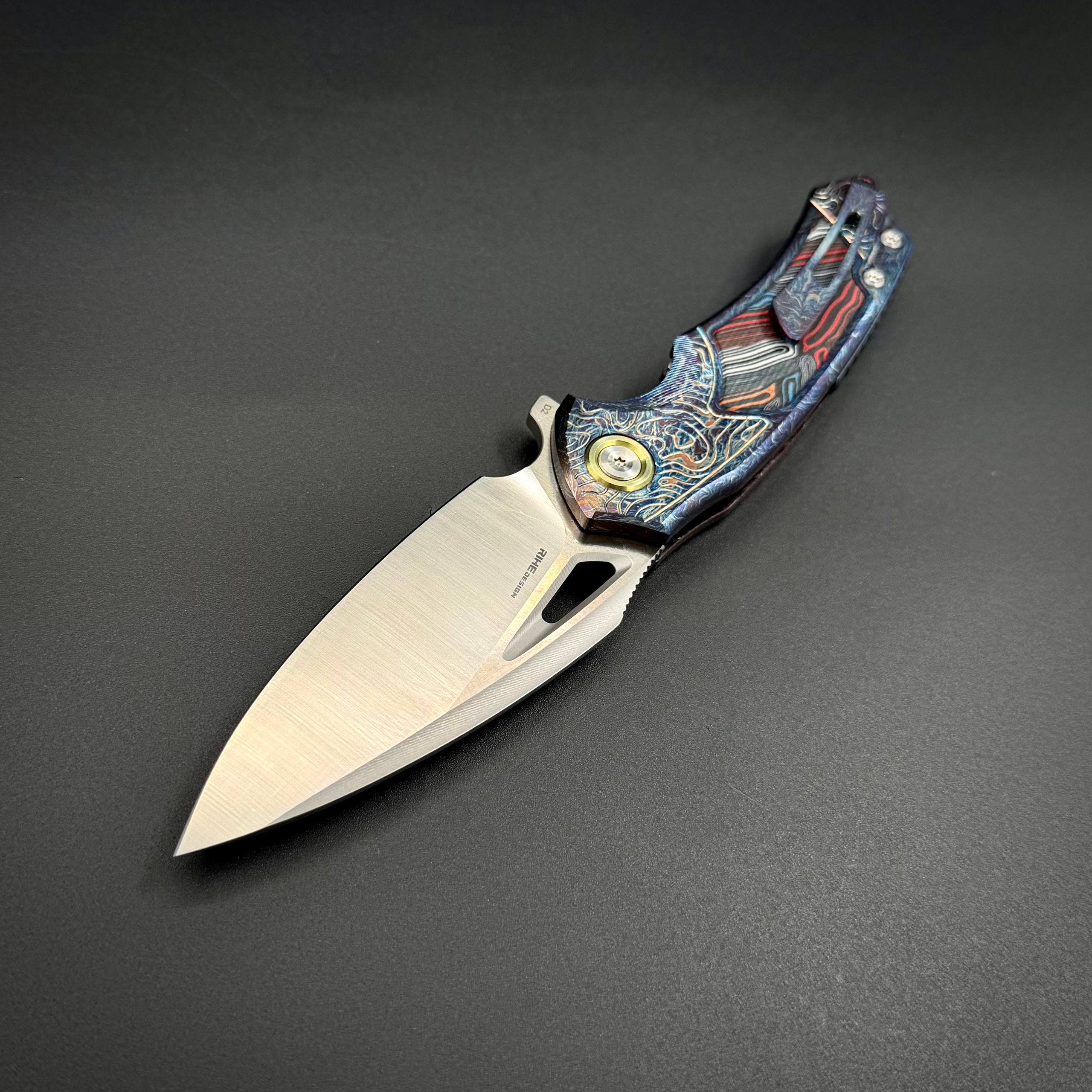 Складной нож Zakaris G-Mascus Electric Dark Pioneer EDC
