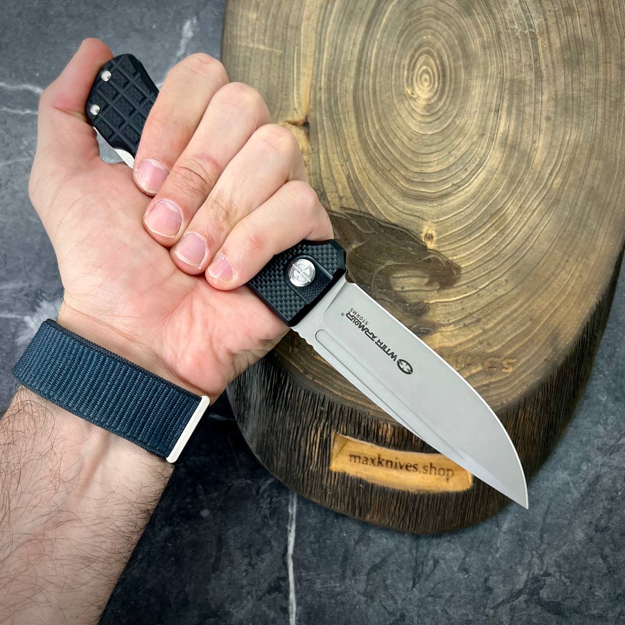 Складной нож WithArmour Stone's BK
