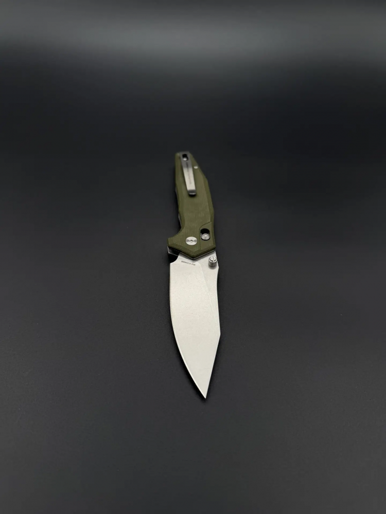 Складной нож AFG Tactical Olive g10 Alpha Miu