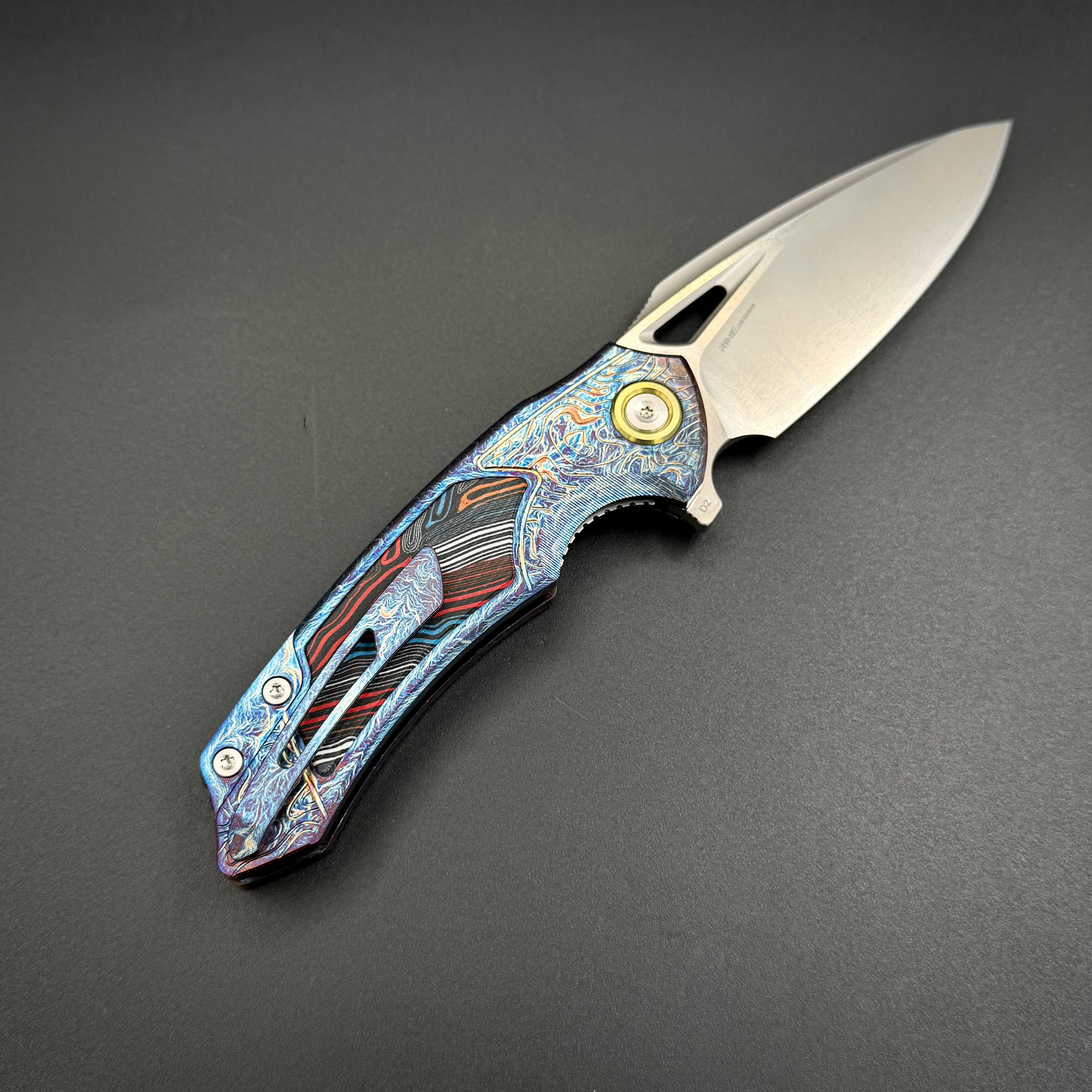 Складной нож Zakaris G-Mascus Electric Dark Pioneer EDC