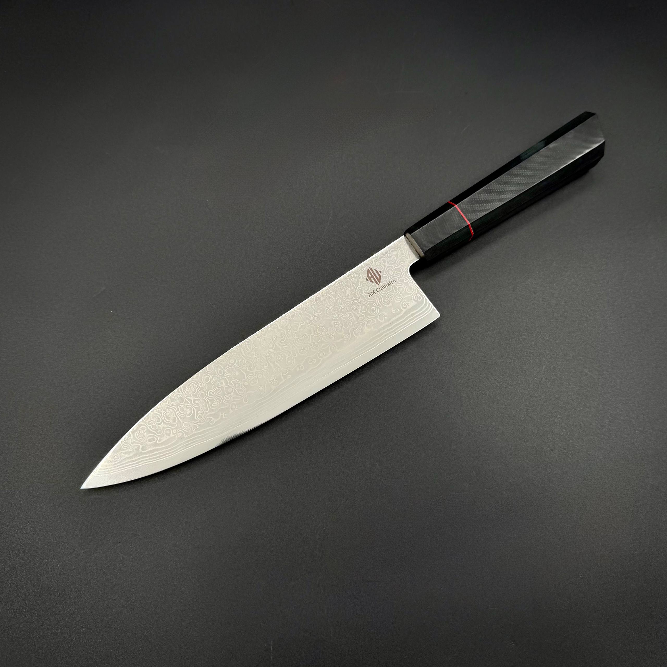 Поварской шеф нож AM Culinaire AM-GCF15 Damascus G10