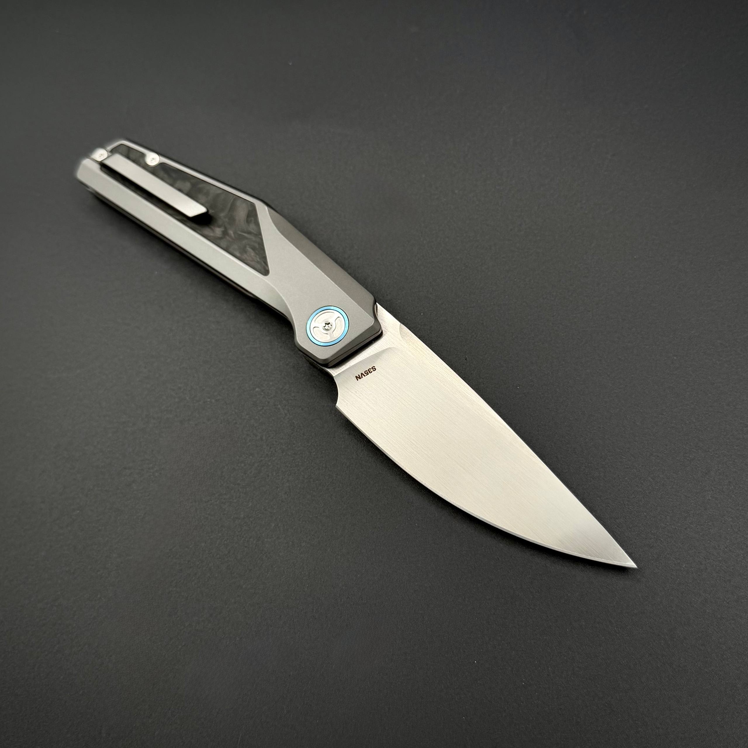 Складной нож Knicklad Eclat CPM S35VN Satin Black Carbon Fiber