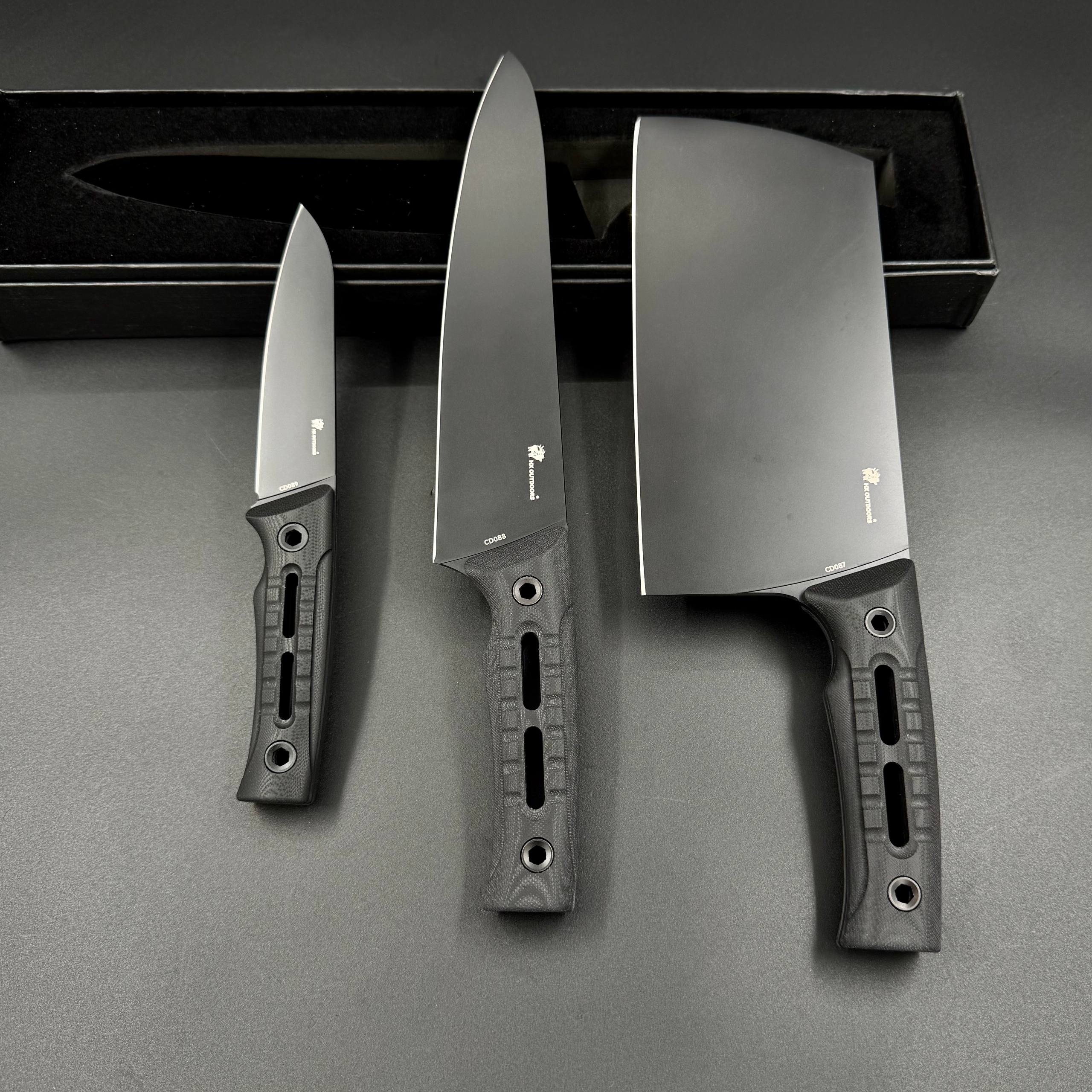Набор поварских ножей ROCK KITCHEN KNIVES DC53 HX OUTDOORS