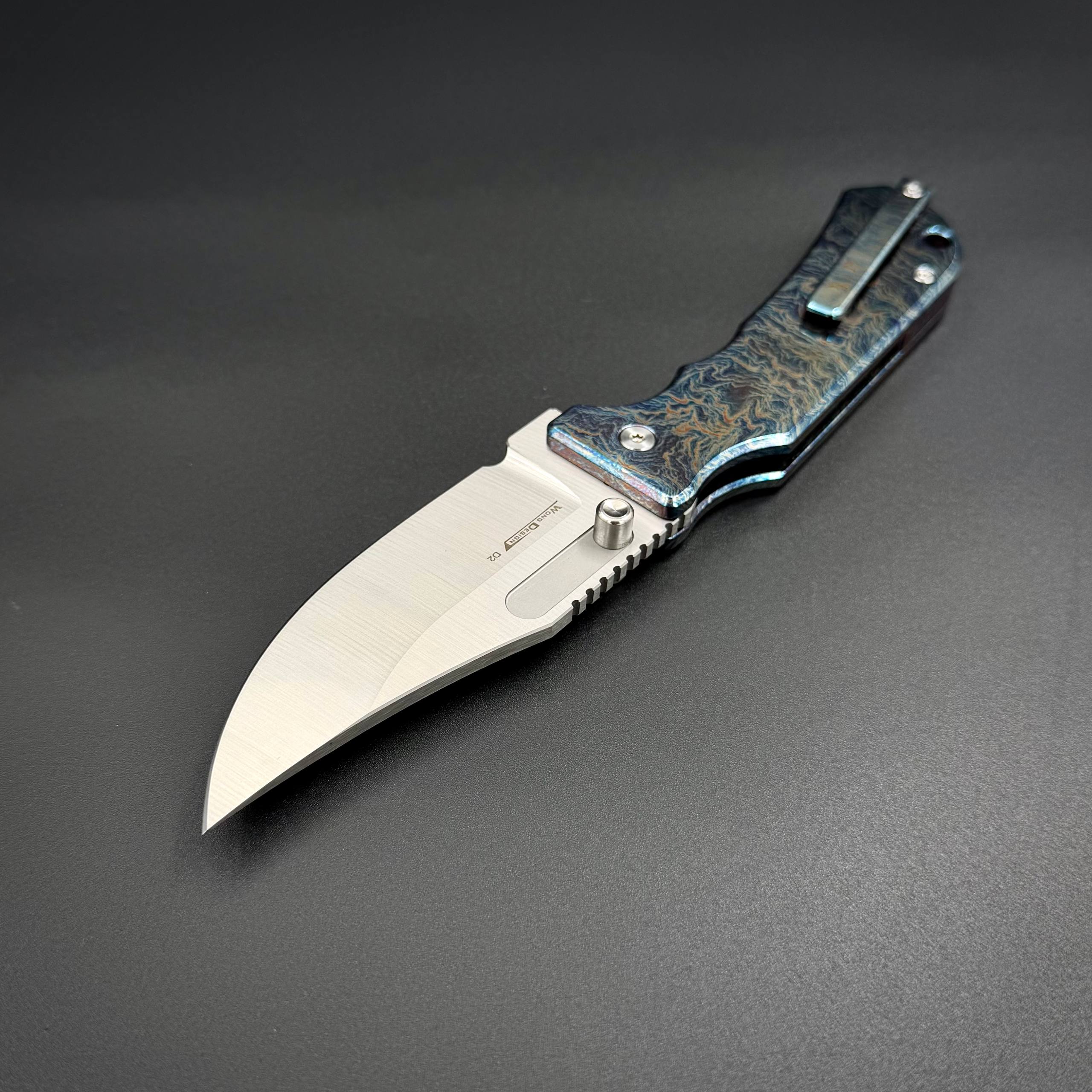 Складной нож Bowie Electric Blue Pioneer EDC