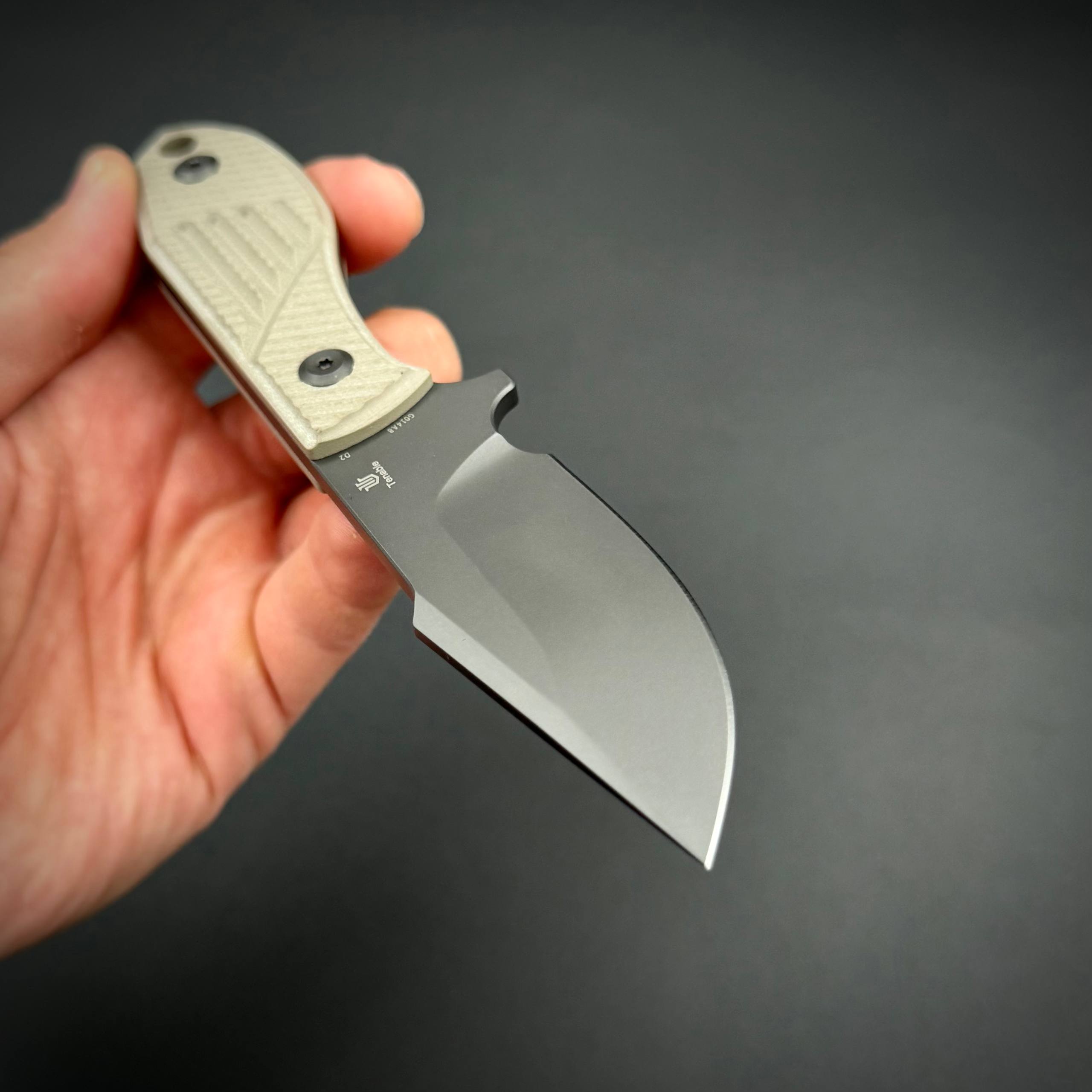 Нож Tiny Dancer Grey TiCn Coated D2