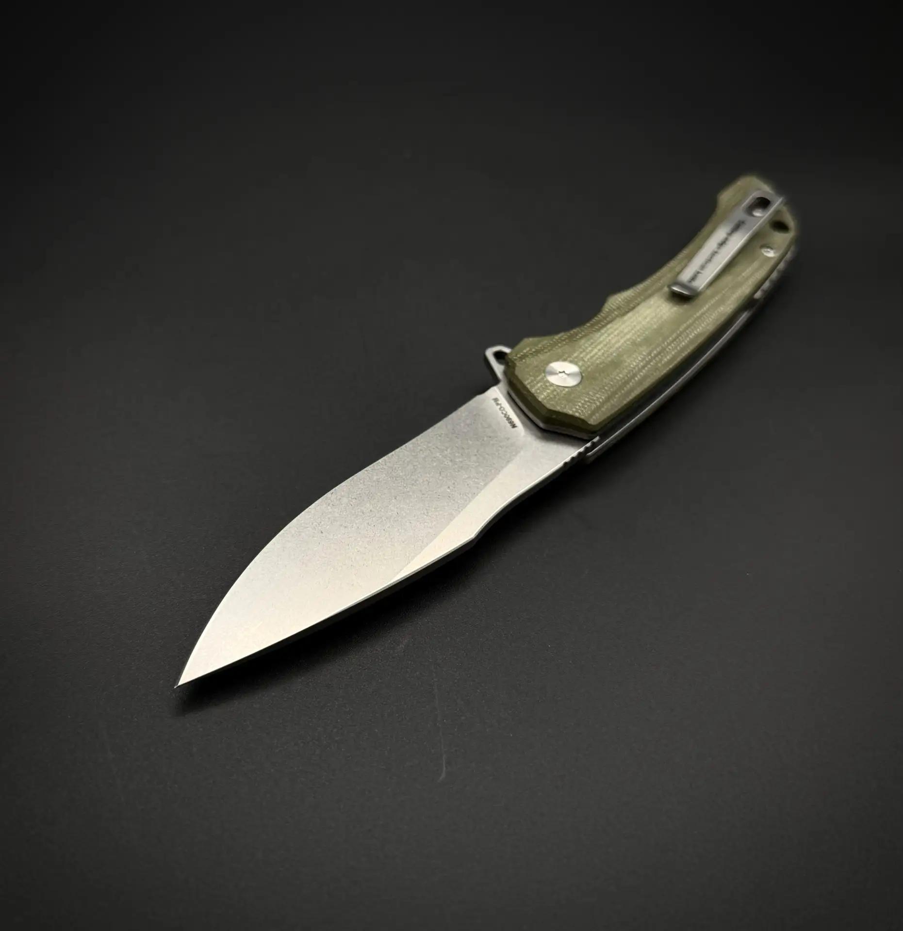 Складной нож Abyss-L n690co G10 Olive Alpha Miu