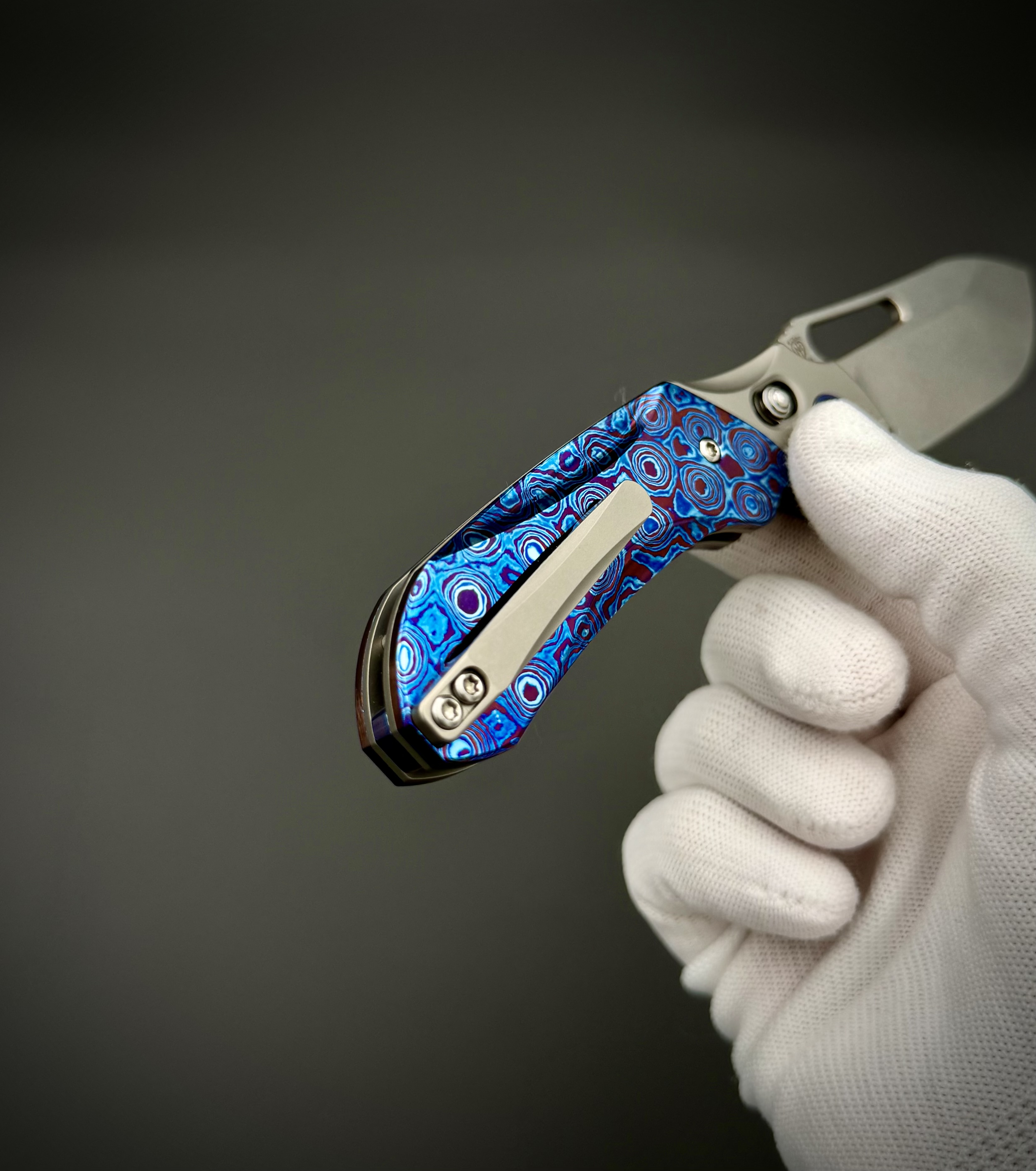 Складной нож Quasar Kansept Timascus