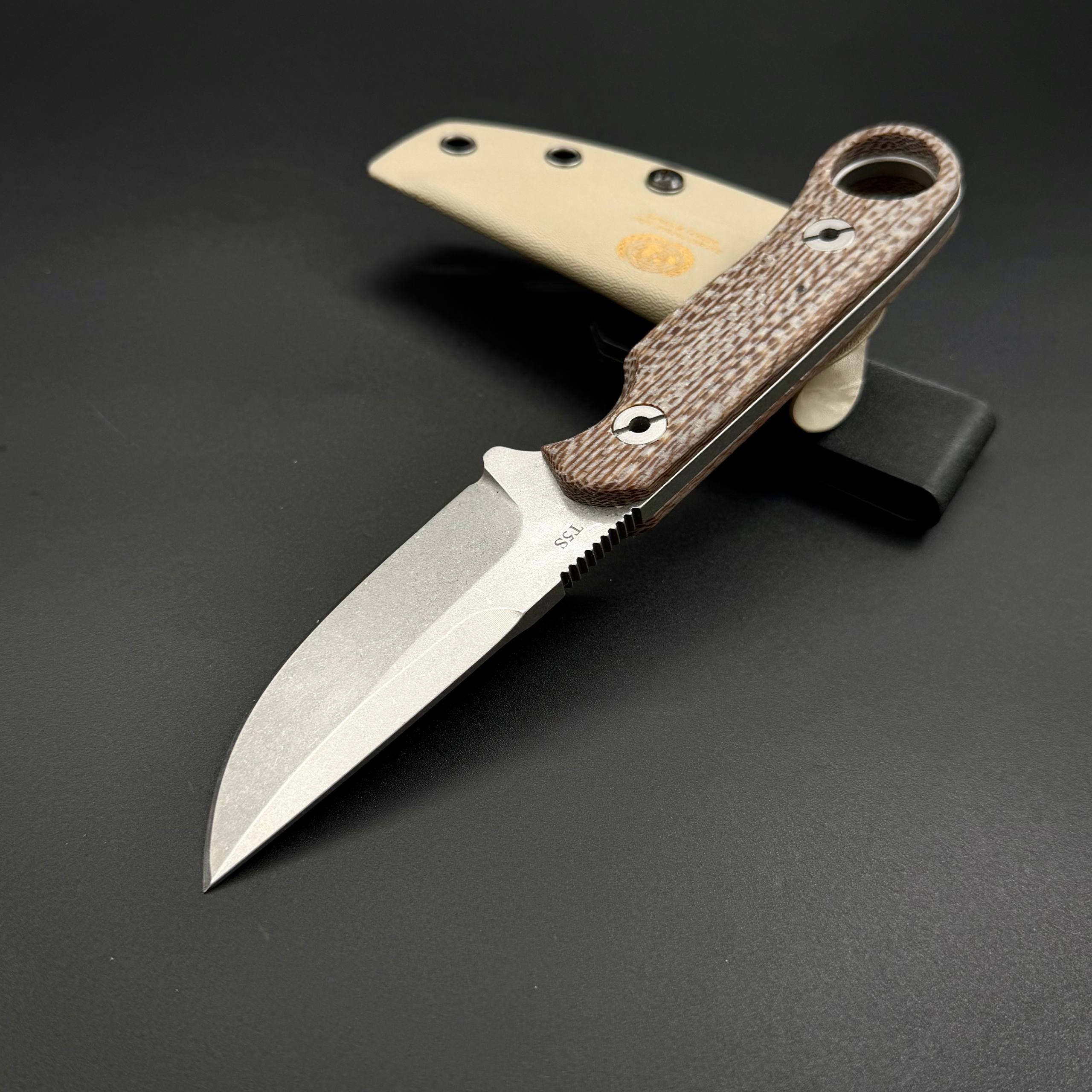 Туристический нож Tunka-08 Micarta Gray