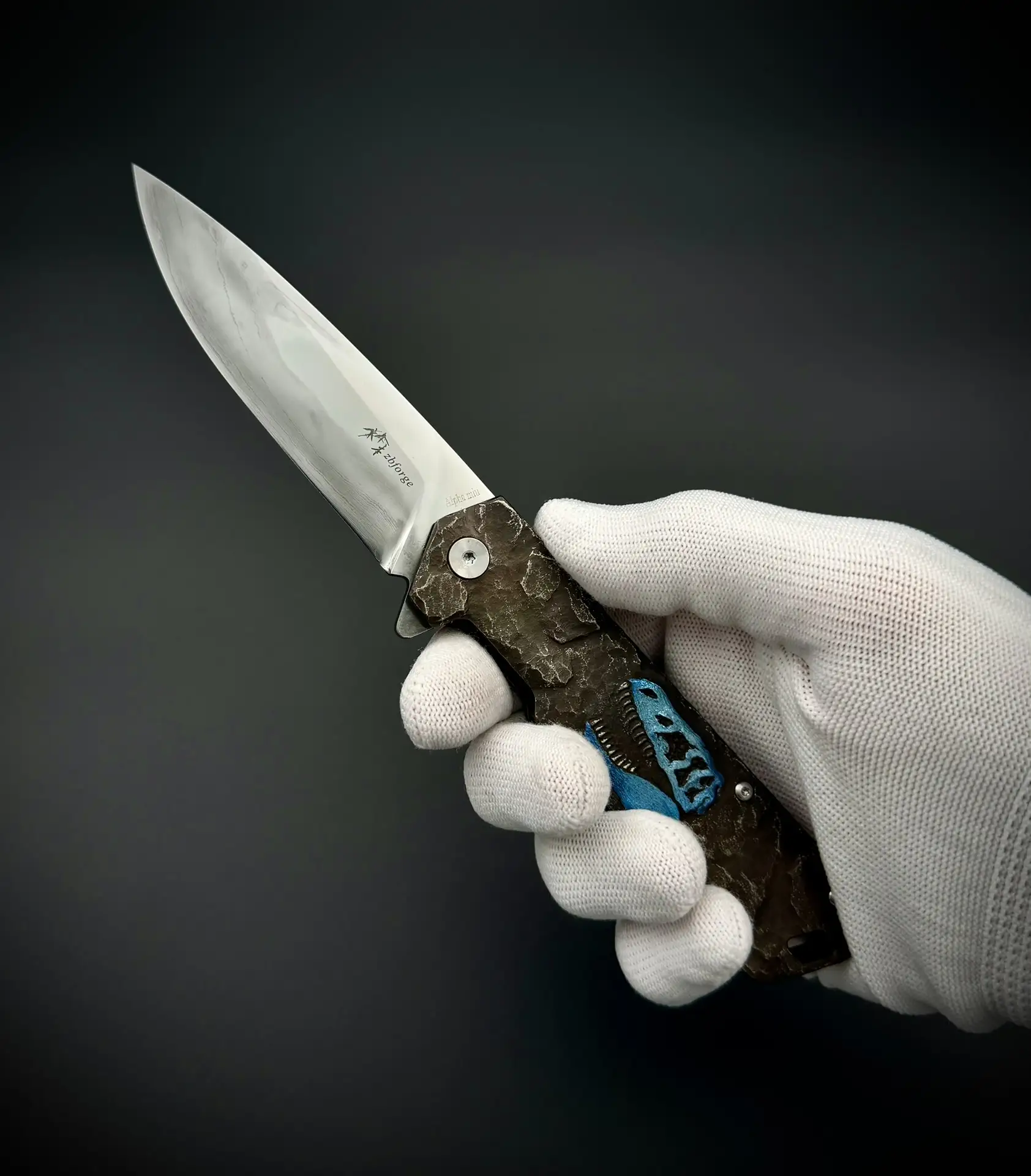 Складной нож Hell Creek ZB Forge Alpha Miu Collaboration