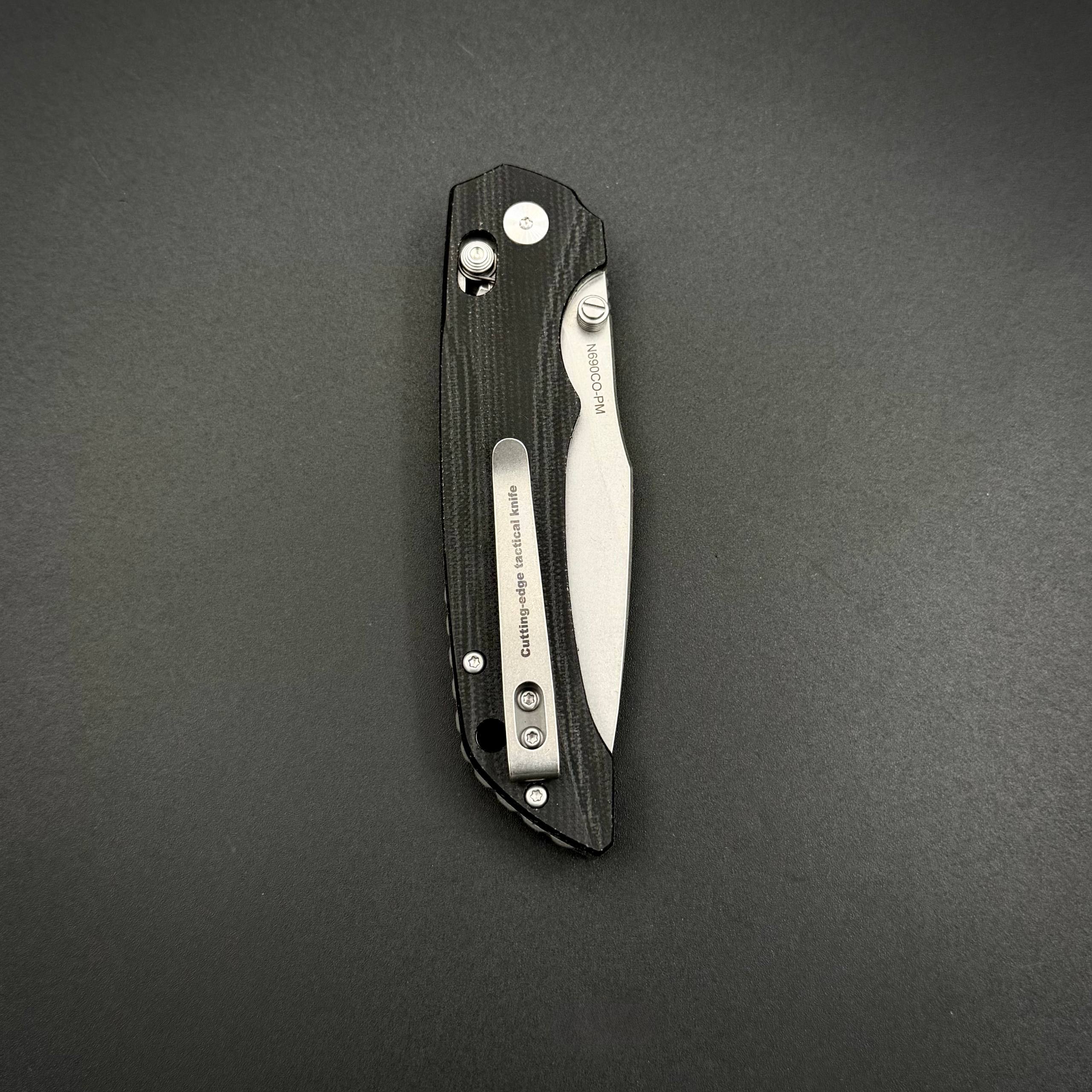 Складной нож Abyss-C n690co G10 Black Alpha Miu