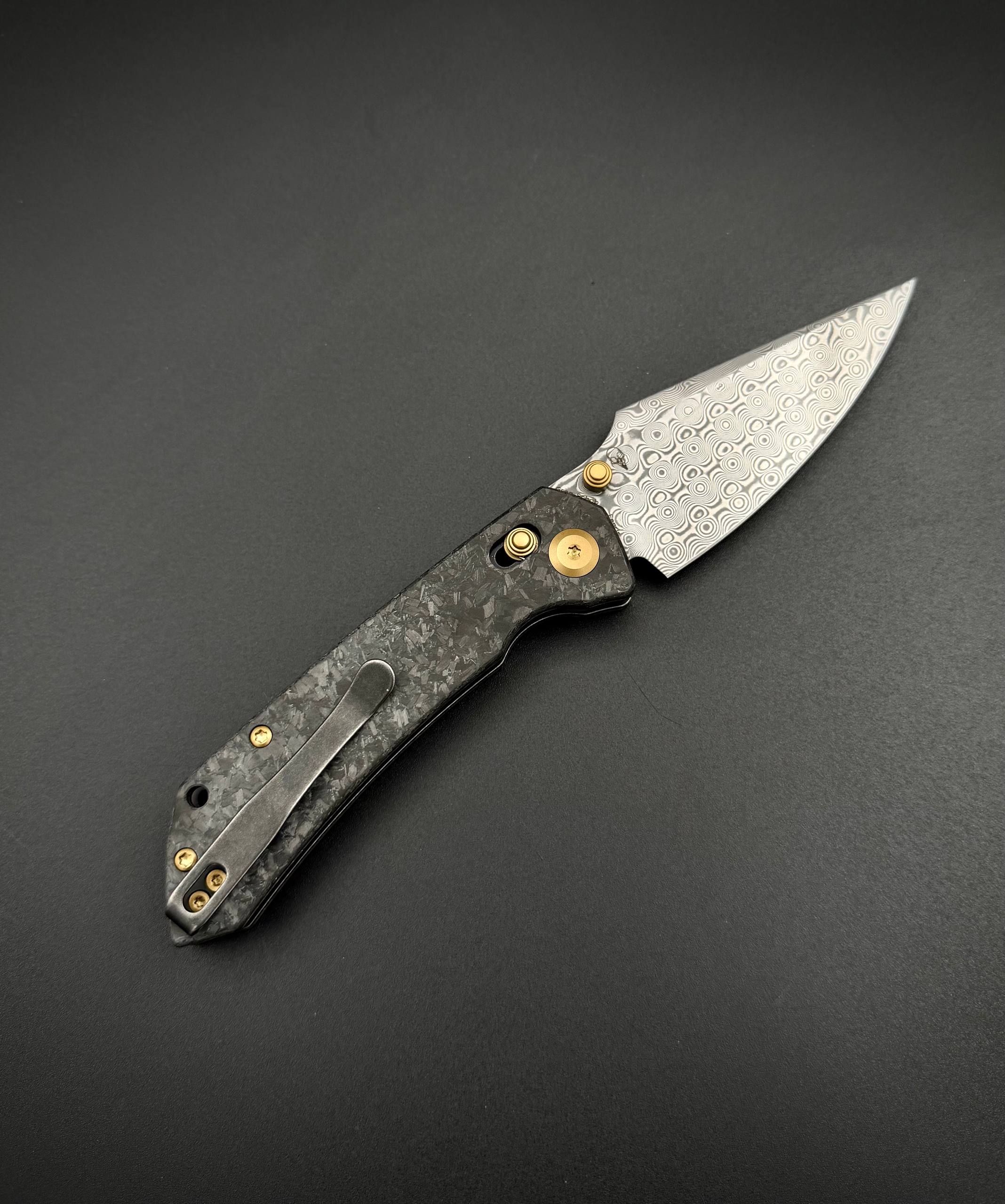 Kansept Fenrir Damascus Shred Carbon Fiber
