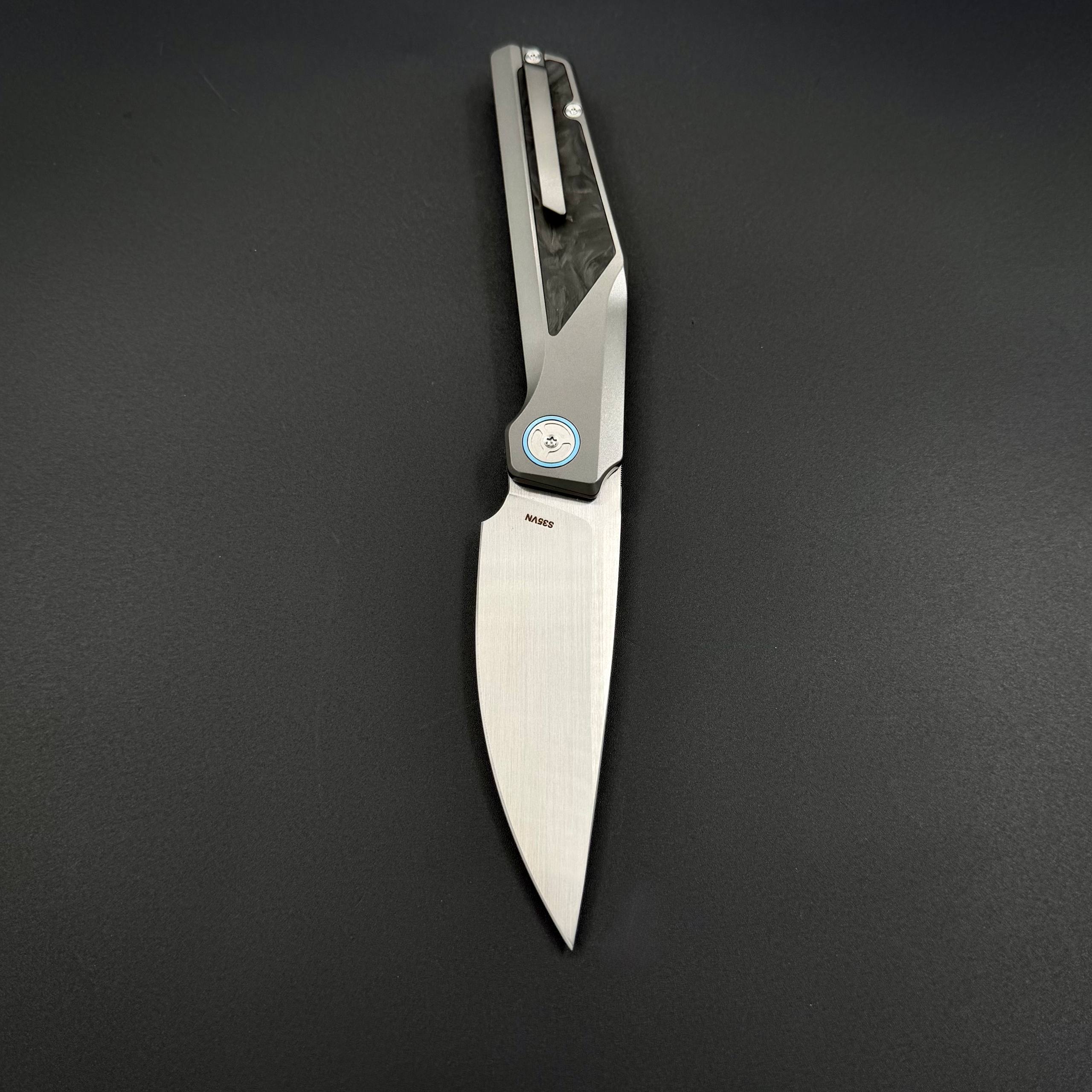 Складной нож Knicklad Eclat CPM S35VN Satin Black Carbon Fiber