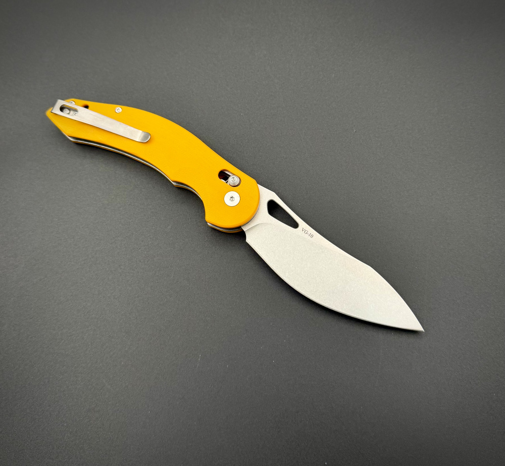 Складной нож Sea Hunter Saffron Alpha Miu Knives