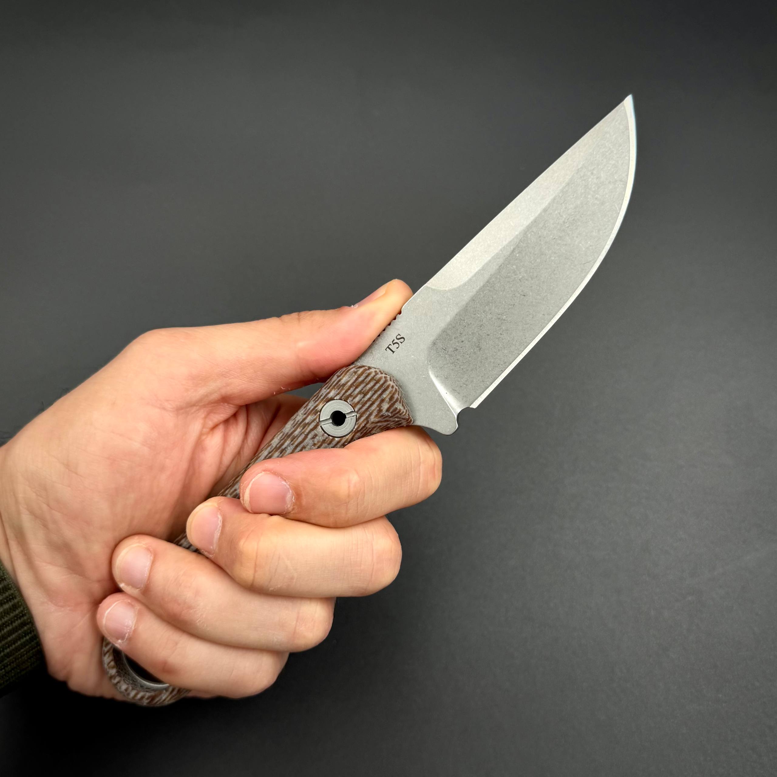 Туристический нож Tunka-08 Micarta Gray