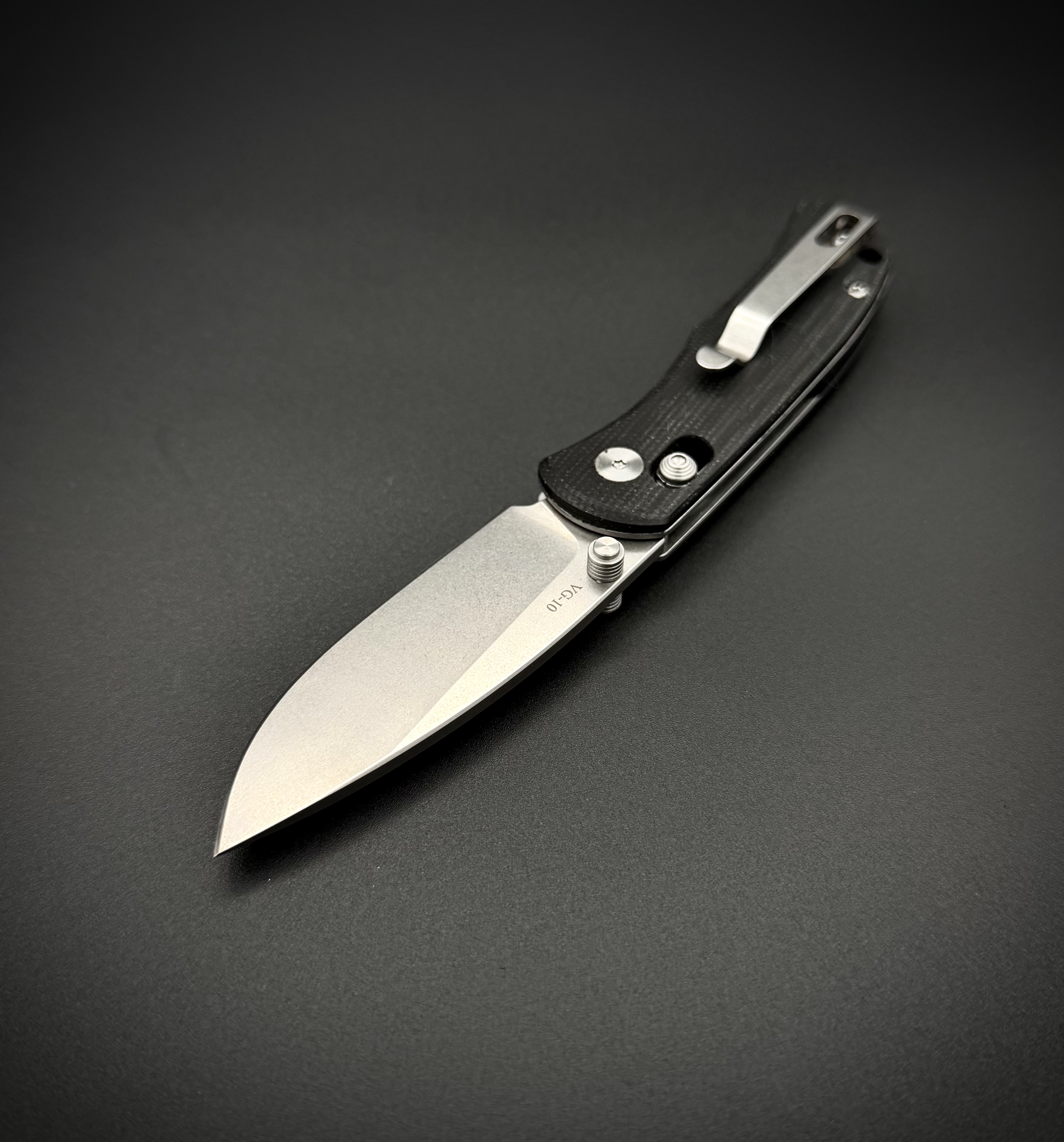 Складной нож Gnome SW Black VG-10 Alpha Miu