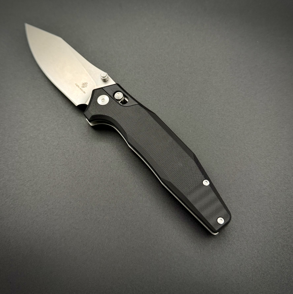 Складной нож AFG Tactical Black g10 Alpha Miu