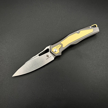 Складной нож Swift Gray Gold n690co Titanium